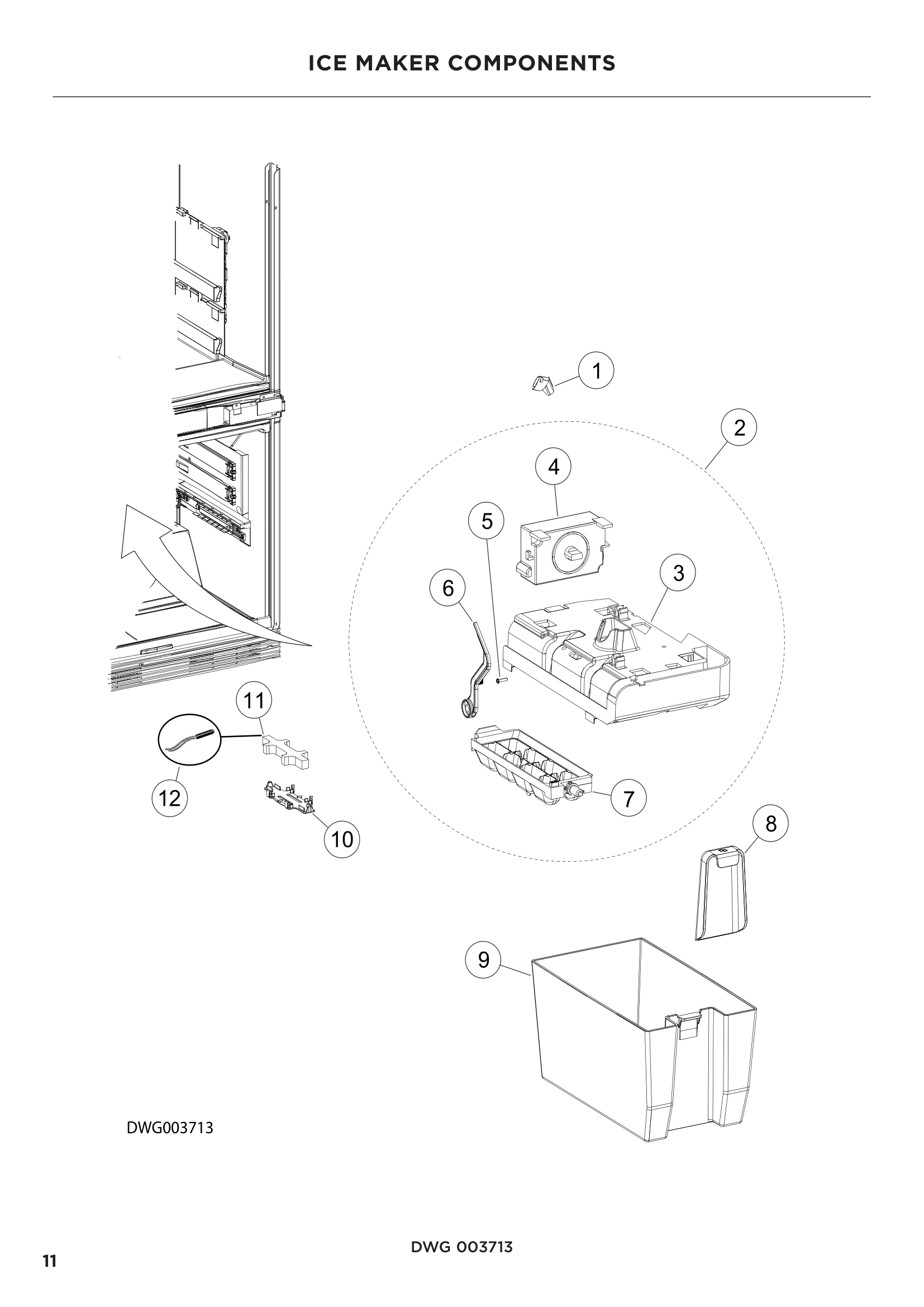 ICE MAKER COMPONENTS
