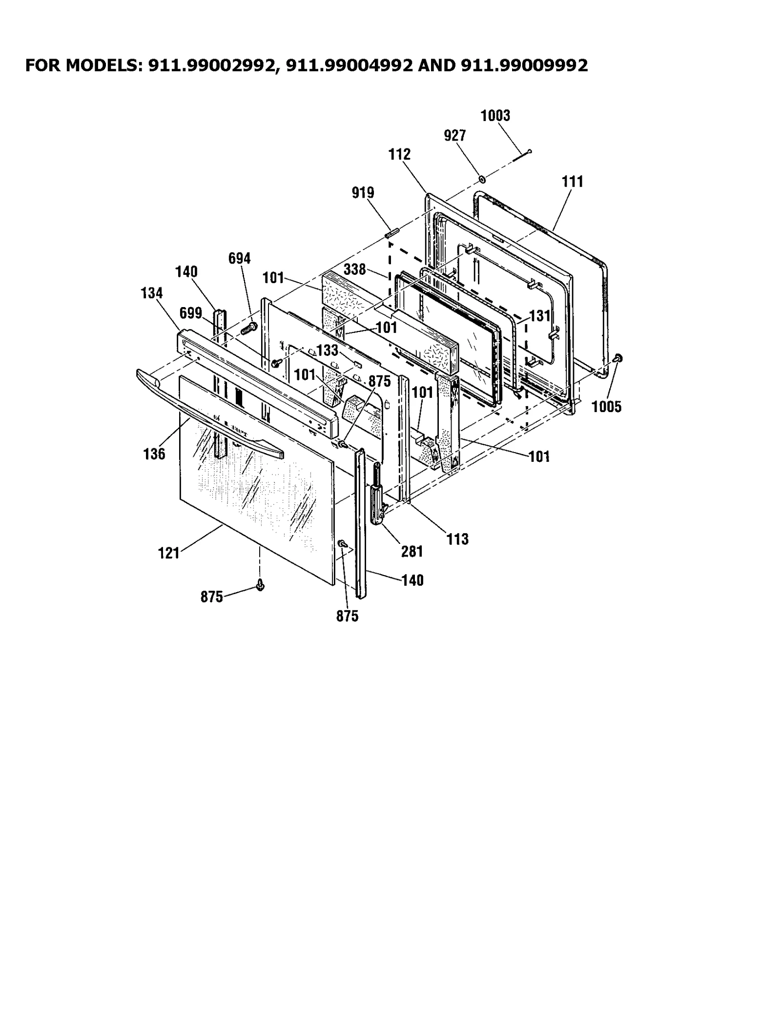 DOOR - 911.99002992/4992/9992
