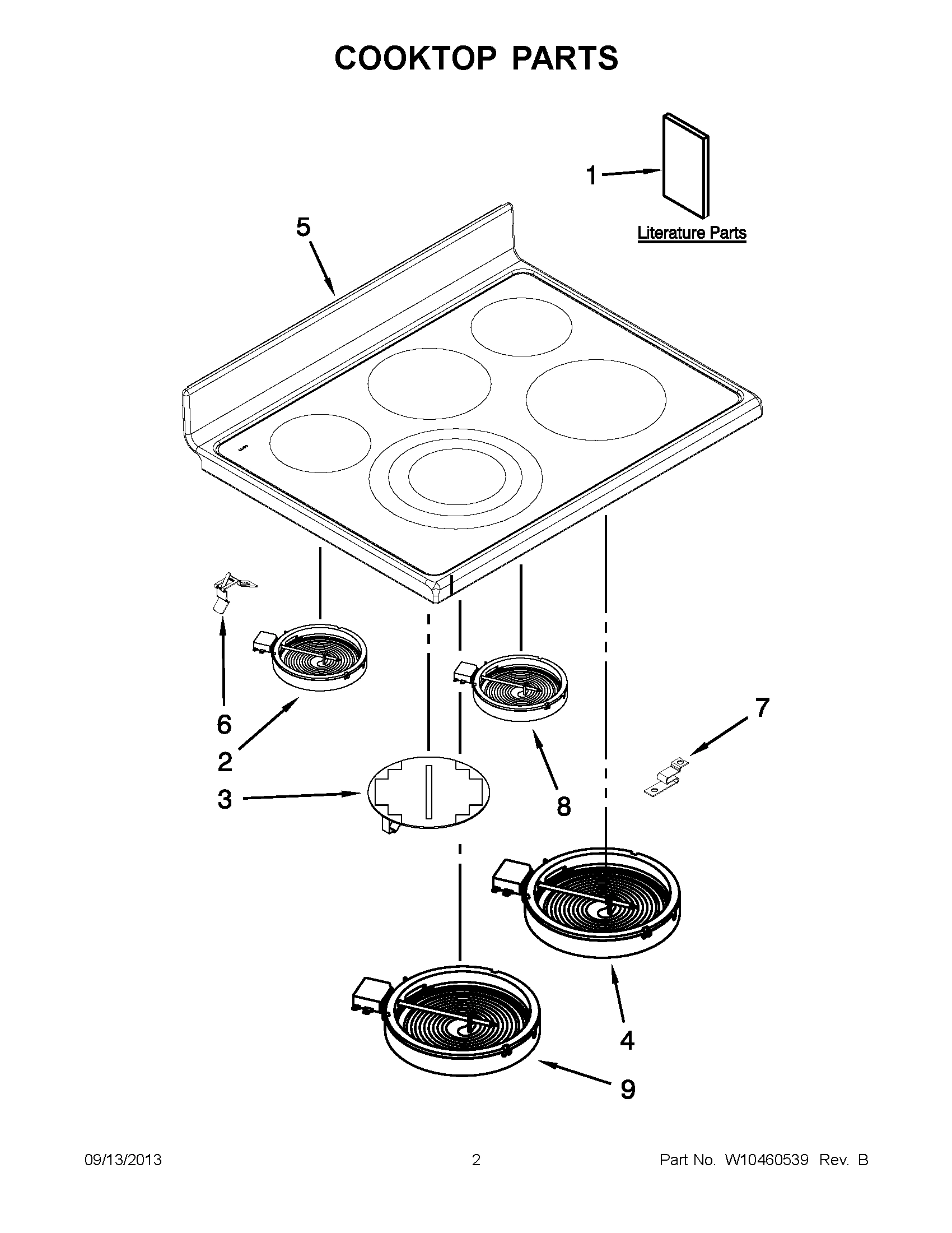 02 - COOKTOP PARTS
