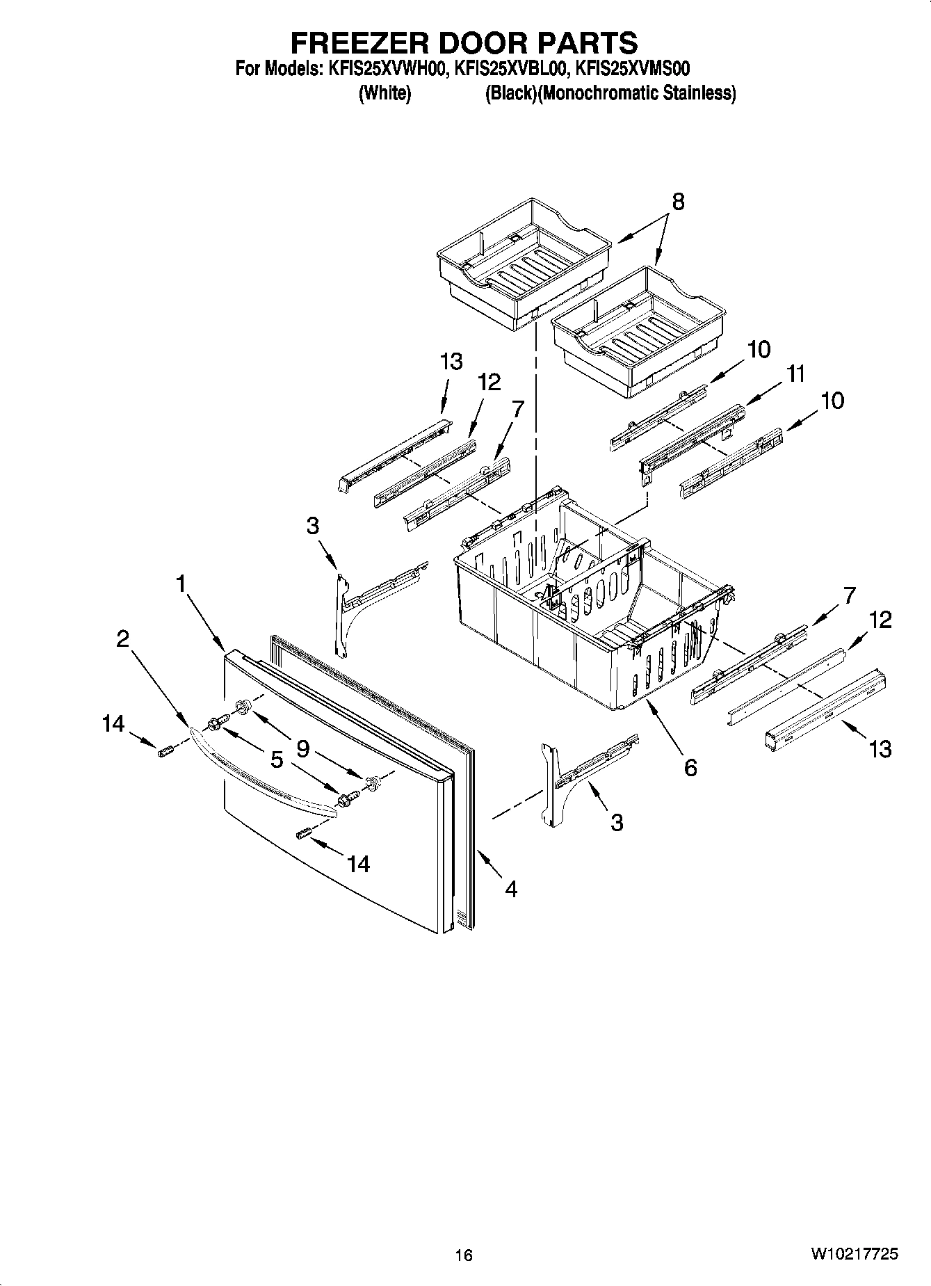 09 - FREEZER DOOR PARTS