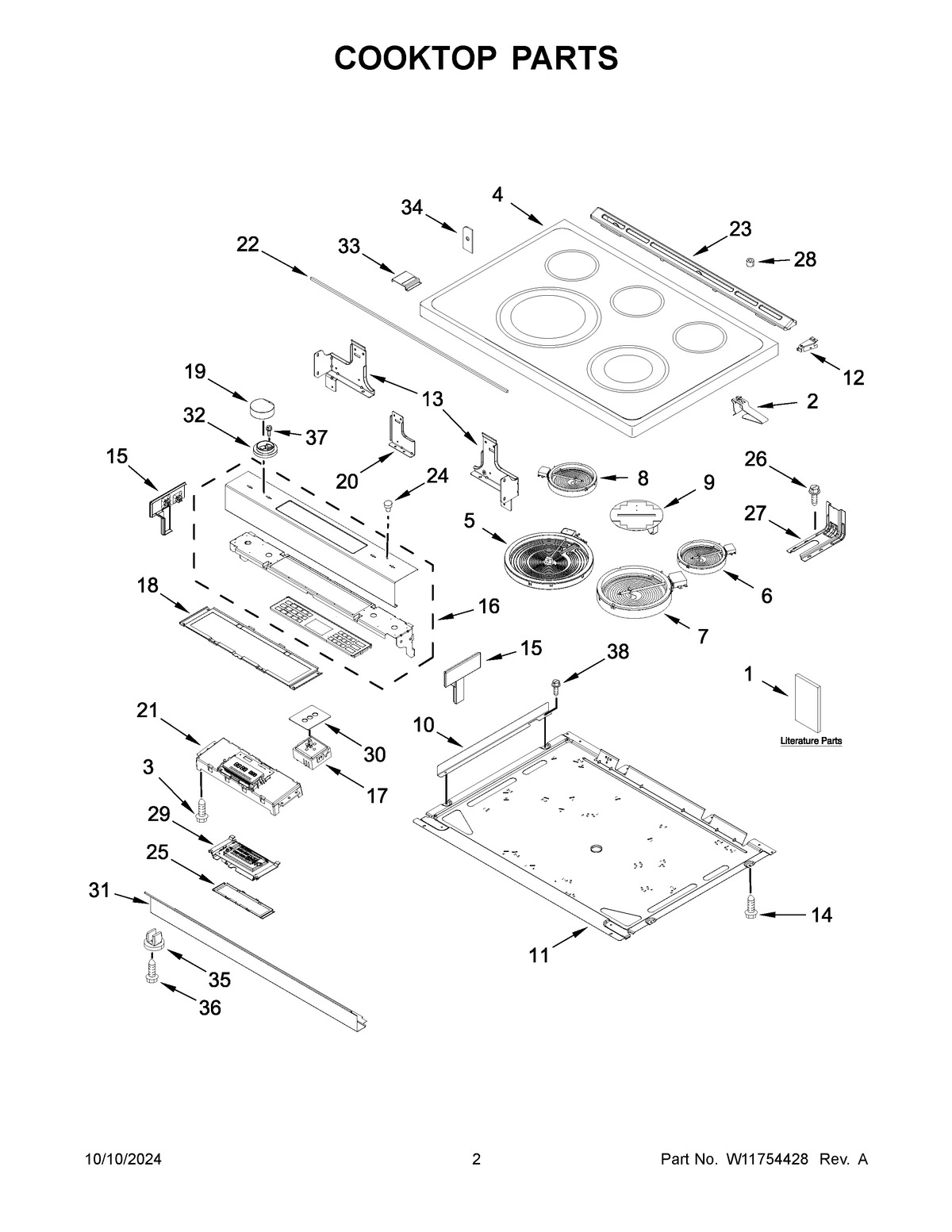 02 - COOKTOP PARTS