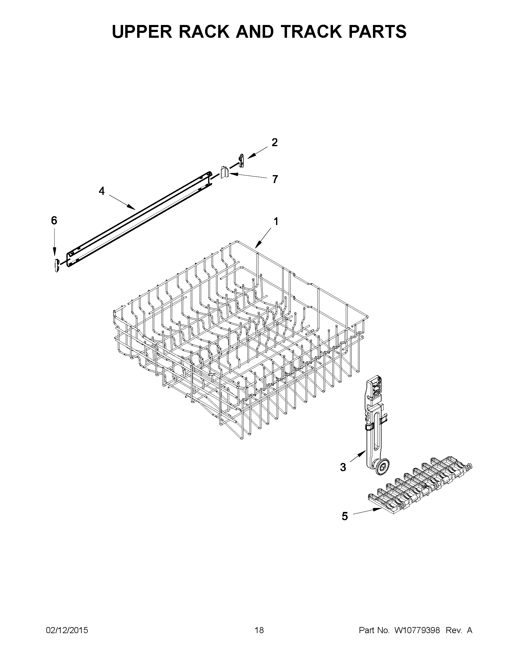10 - UPPER RACK AND TRACK PARTS