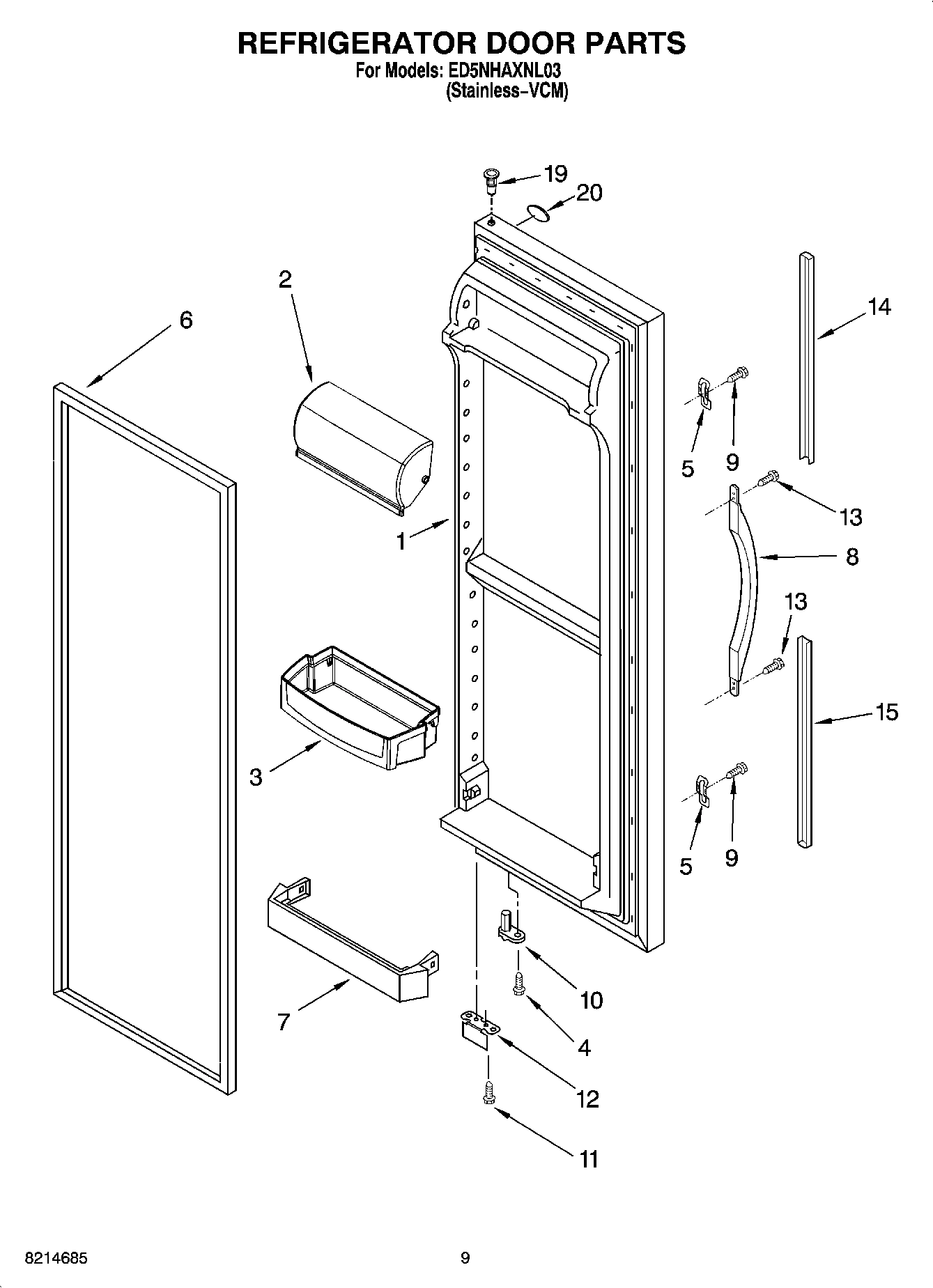 06 - REFRIGERATOR DOOR PARTS