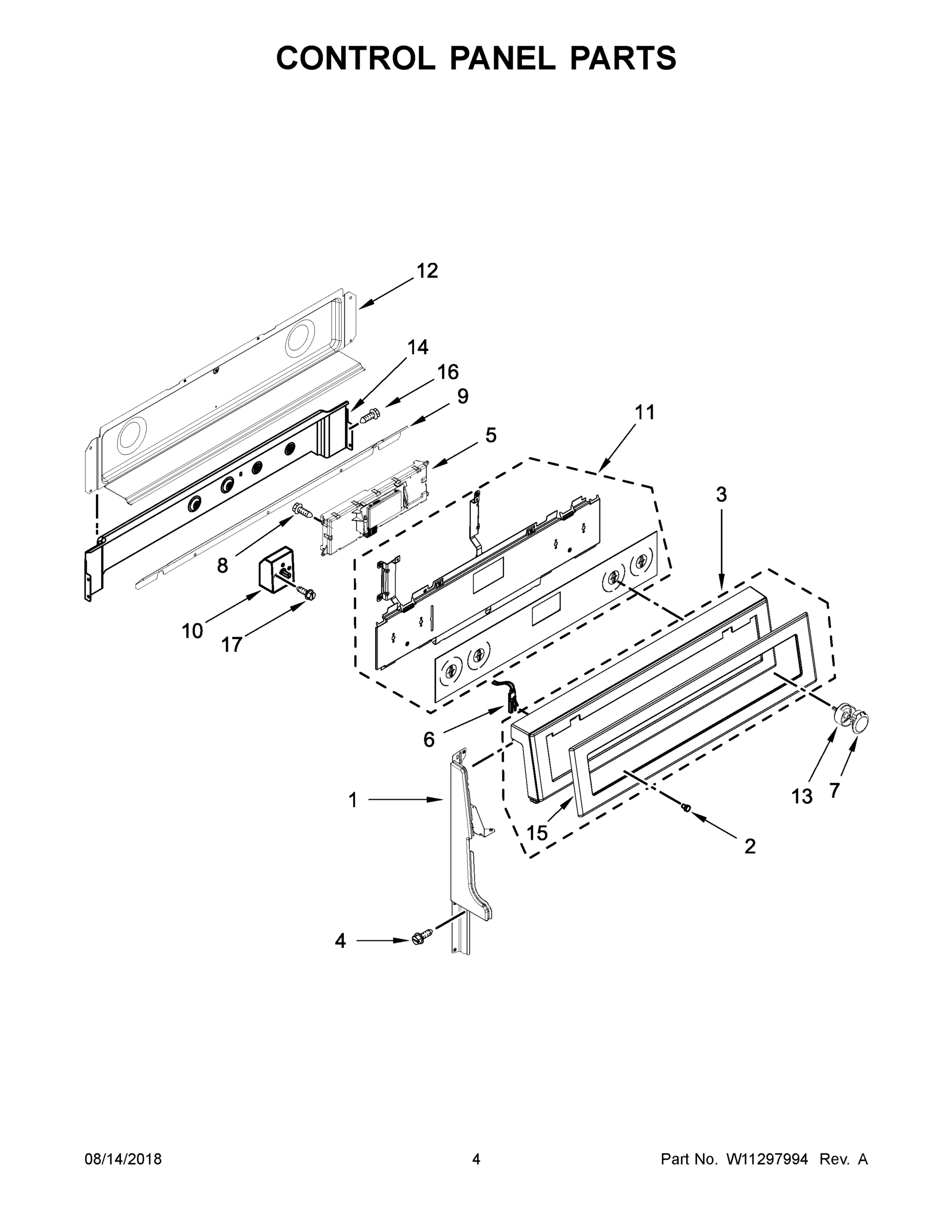 03 - CONTROL PANEL PARTS