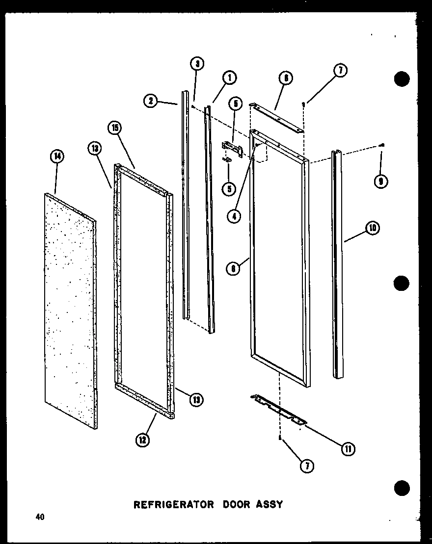12 - REF DOOR ASSY