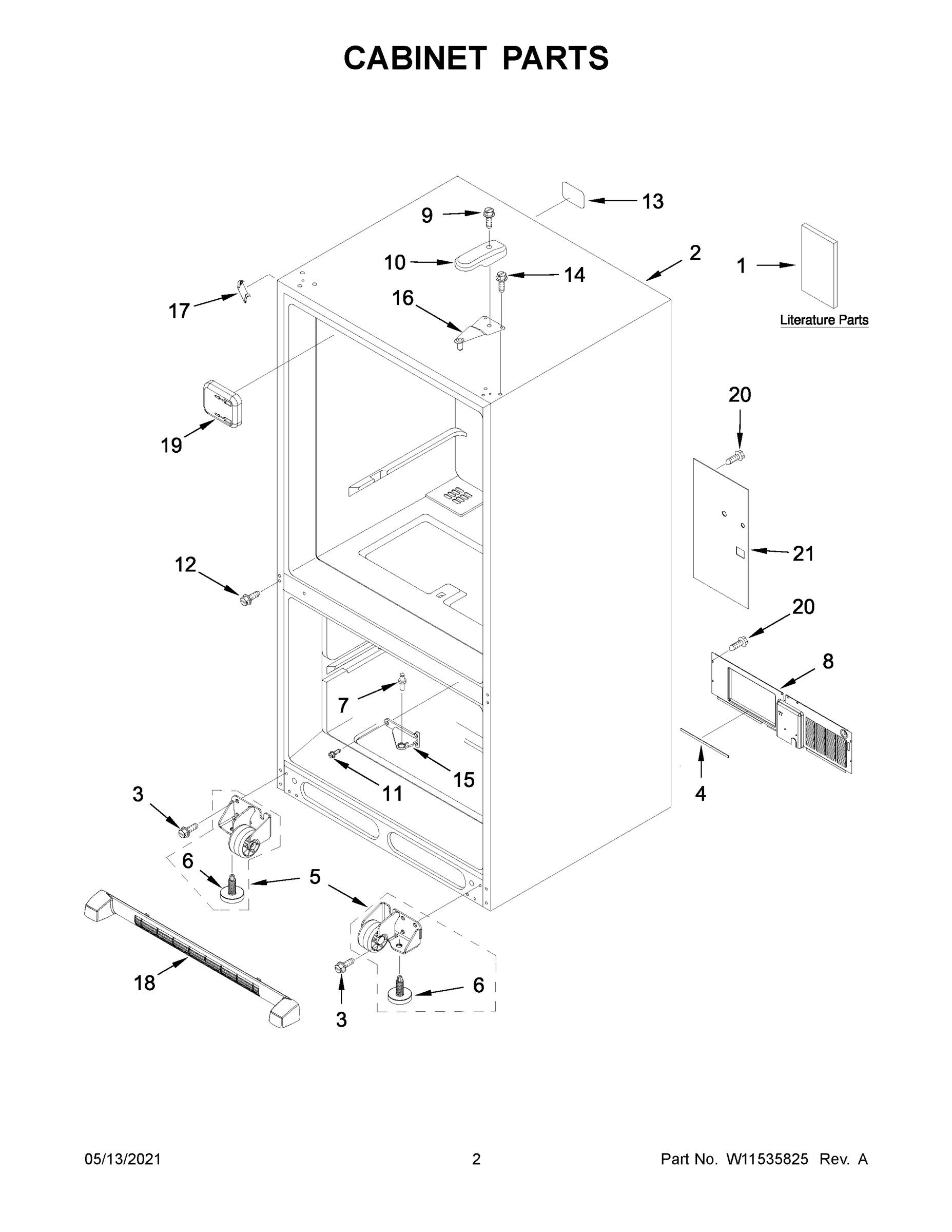 02 - CABINET PARTS