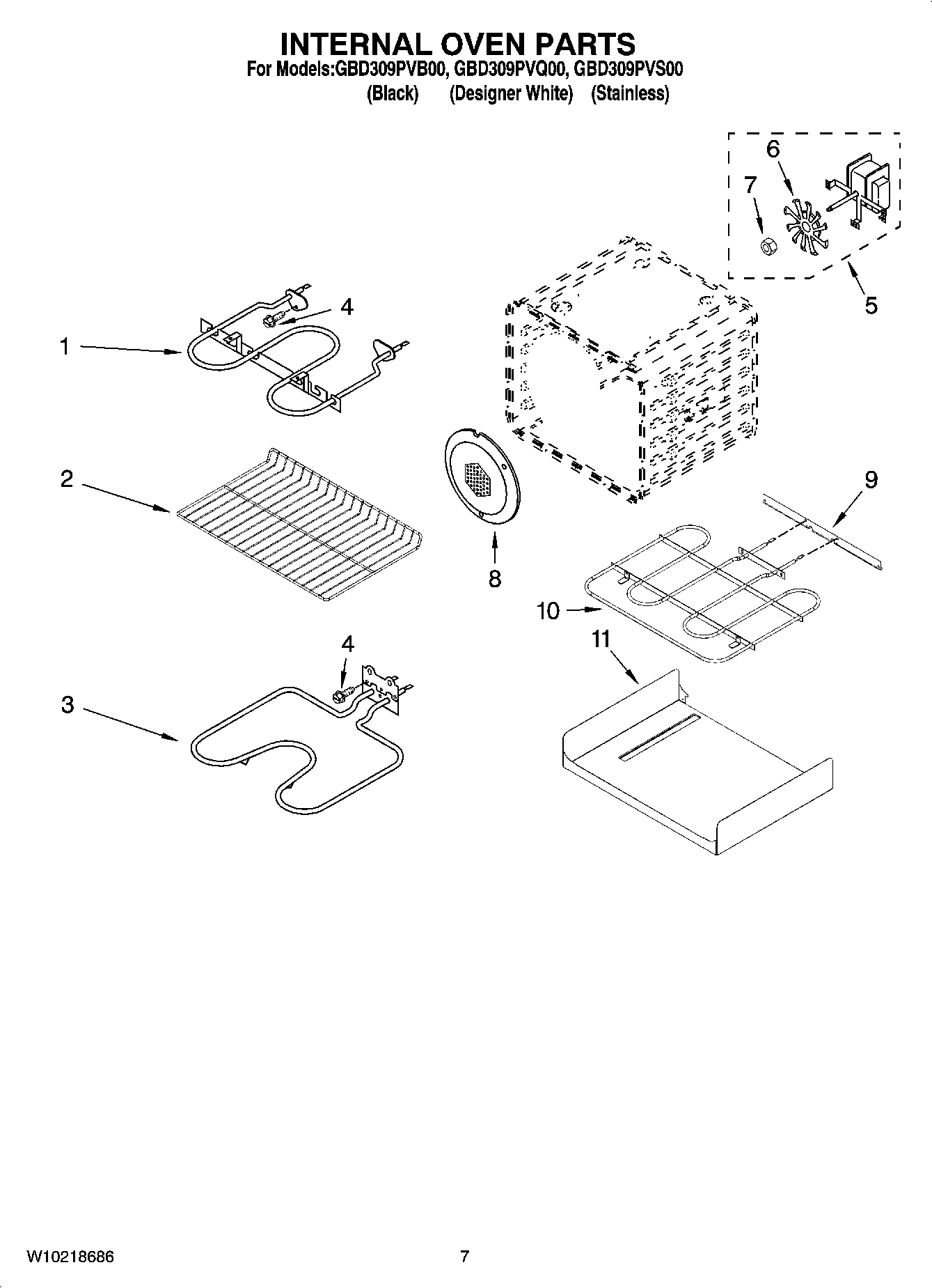 05 - INTERNAL OVEN PARTS