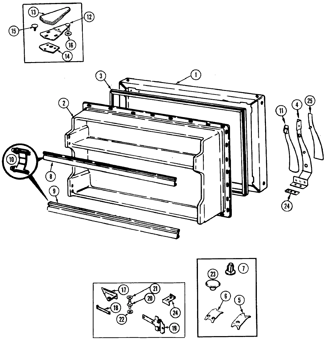 02 - FREEZER DOOR