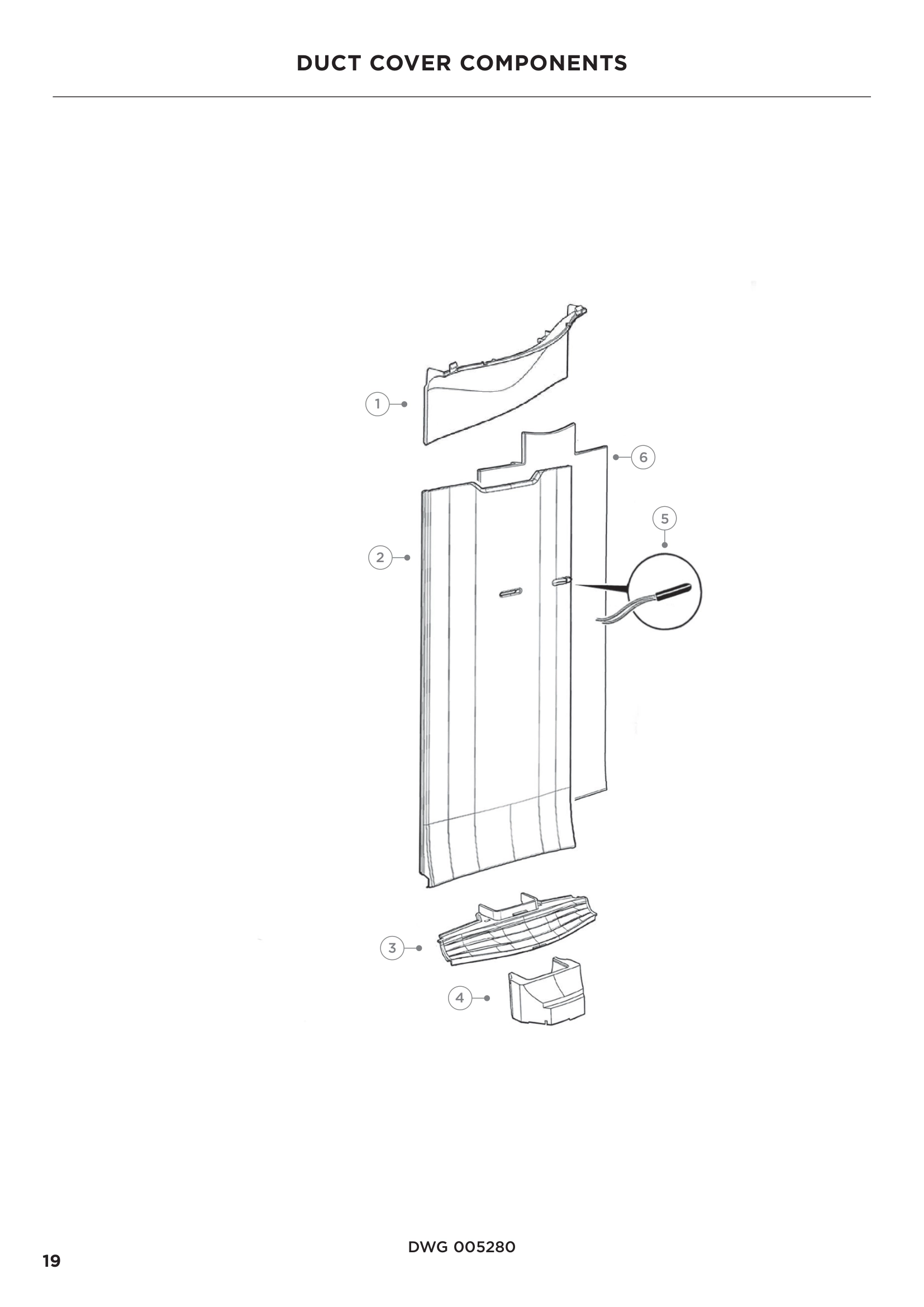 DUCT COVER COMPONENTS