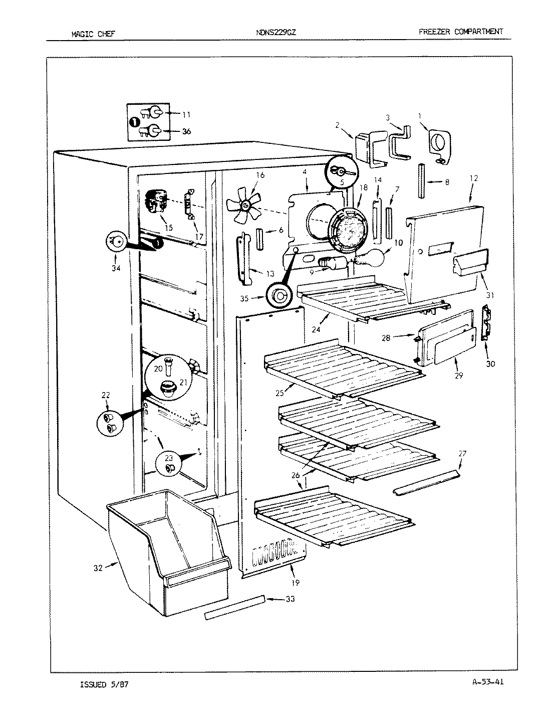 01 - FREEZER COMPARTMENT