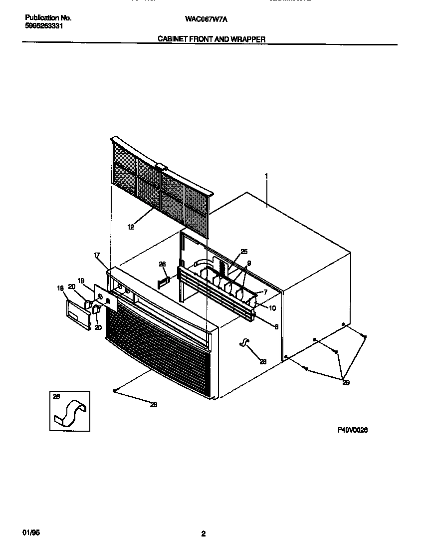 02 - CABINET FRONT AND WRAPPER
