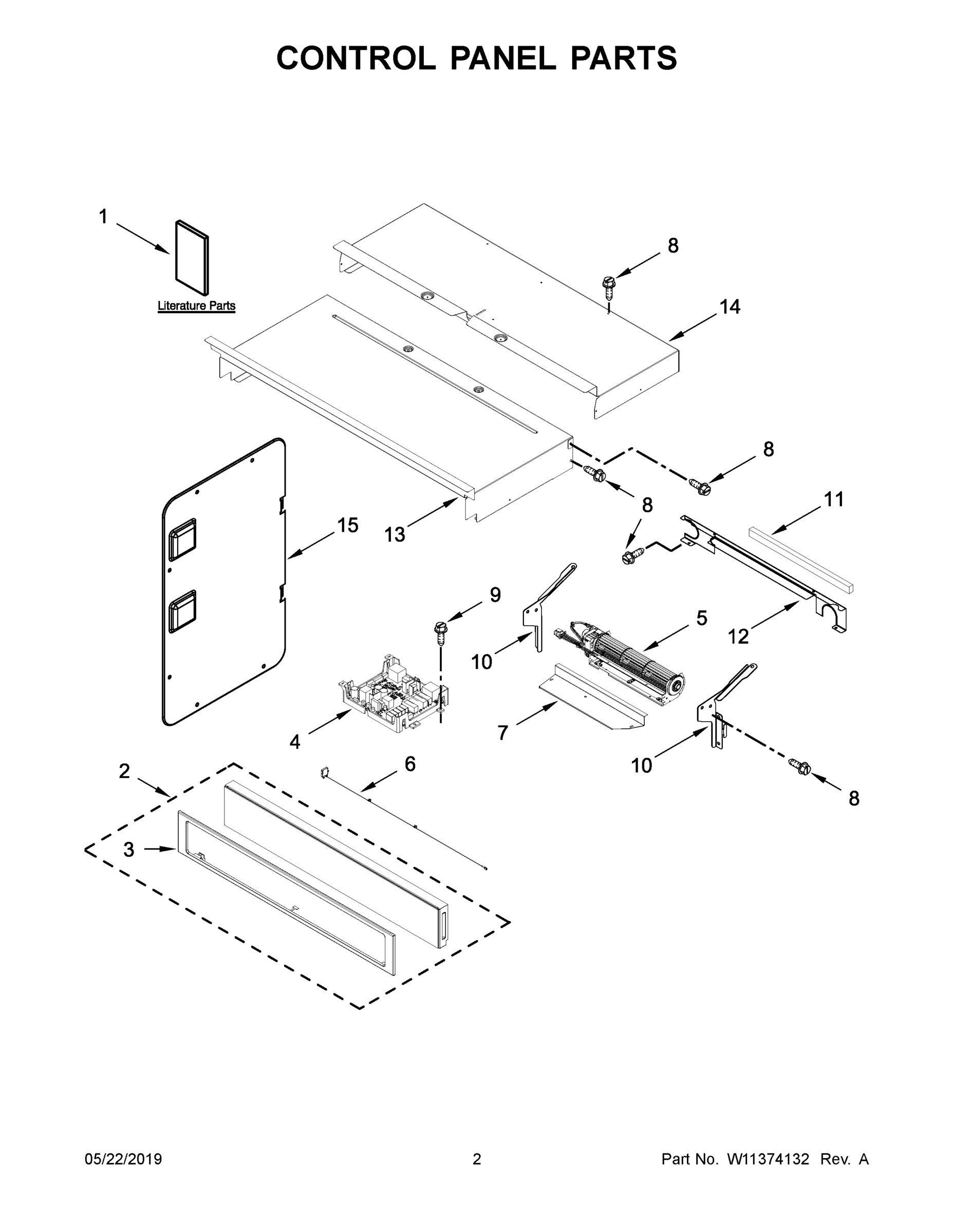 02 - CONTROL PANEL PARTS
