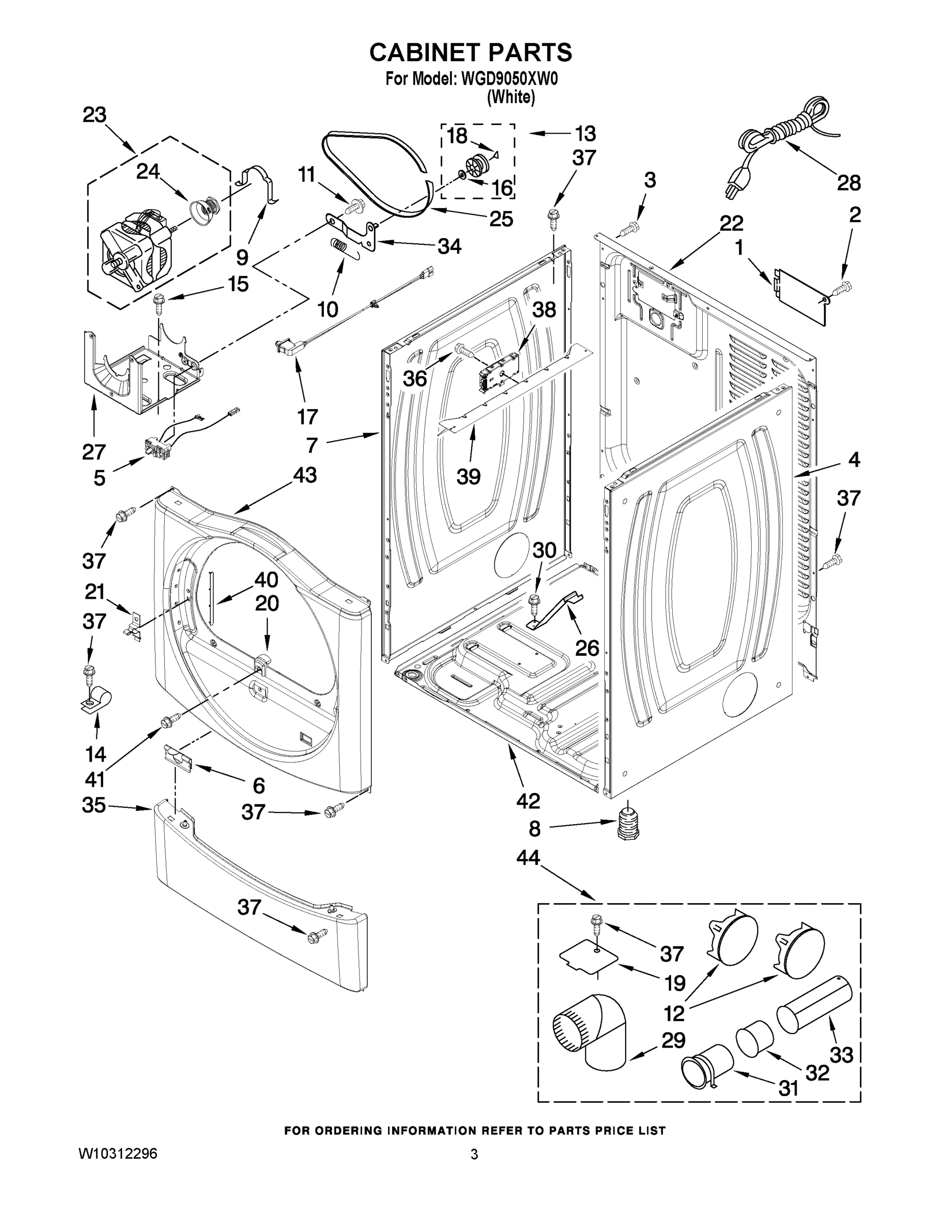02 - CABINET PARTS