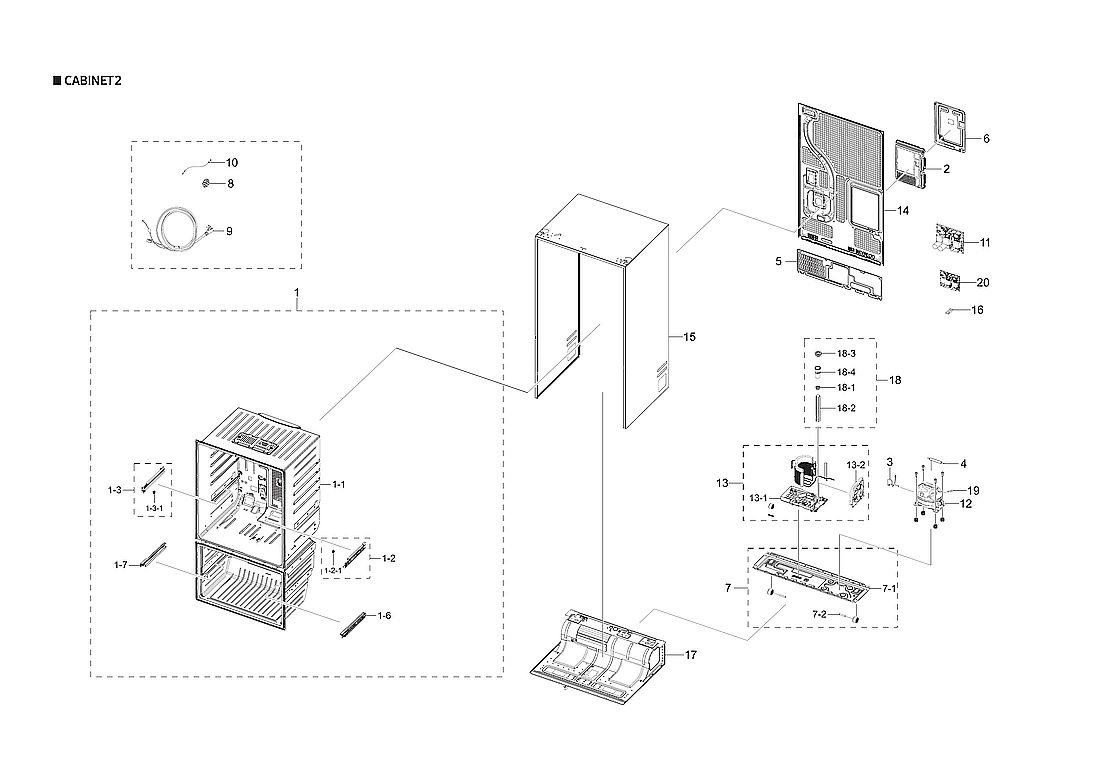 Cabinet 2 Parts