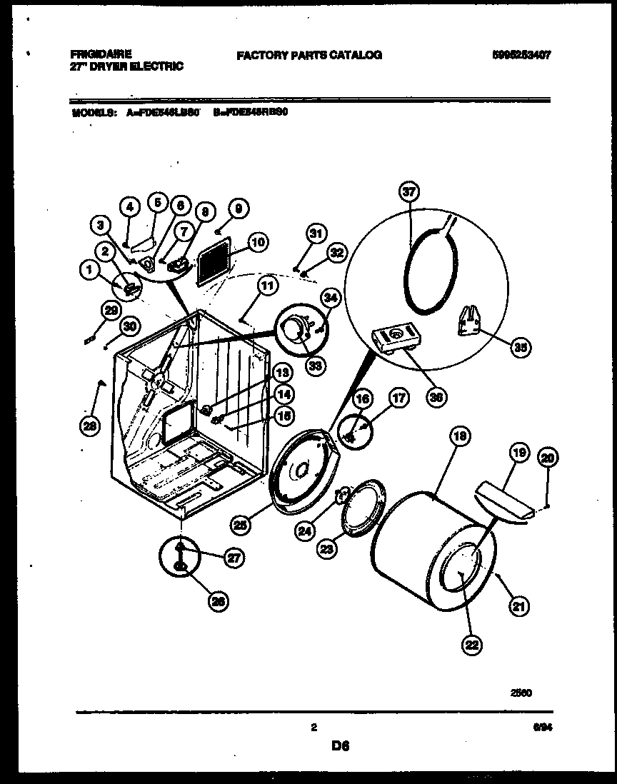 02 - CABINET AND COMPONENT PARTS