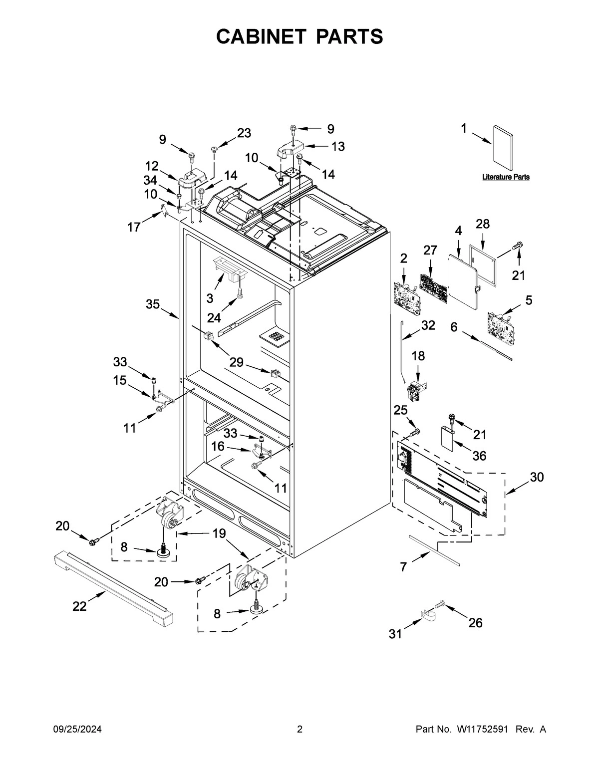 02 - CABINET PARTS