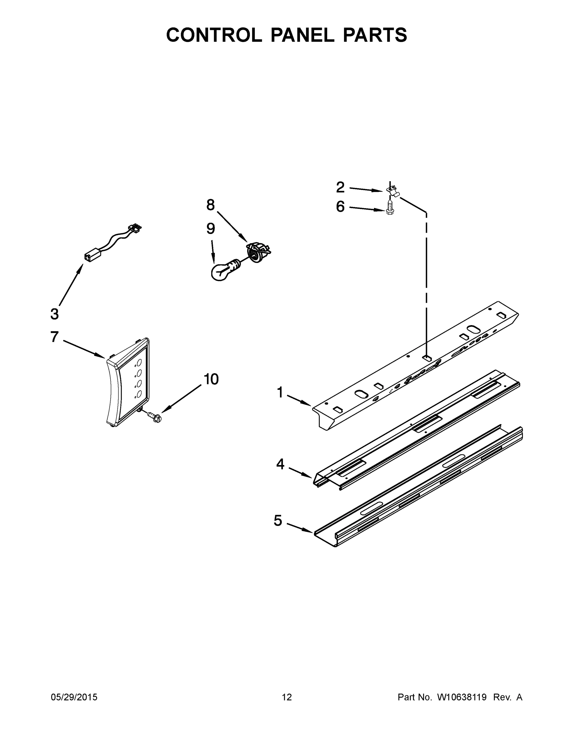 07 - CONTROL PANEL PARTS