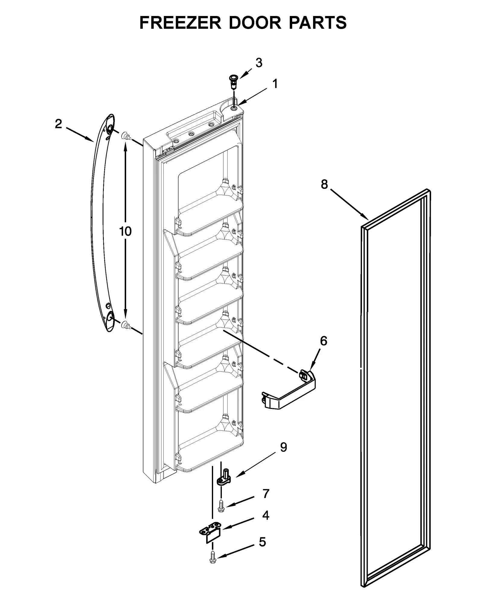 FREEZER DOOR PARTS