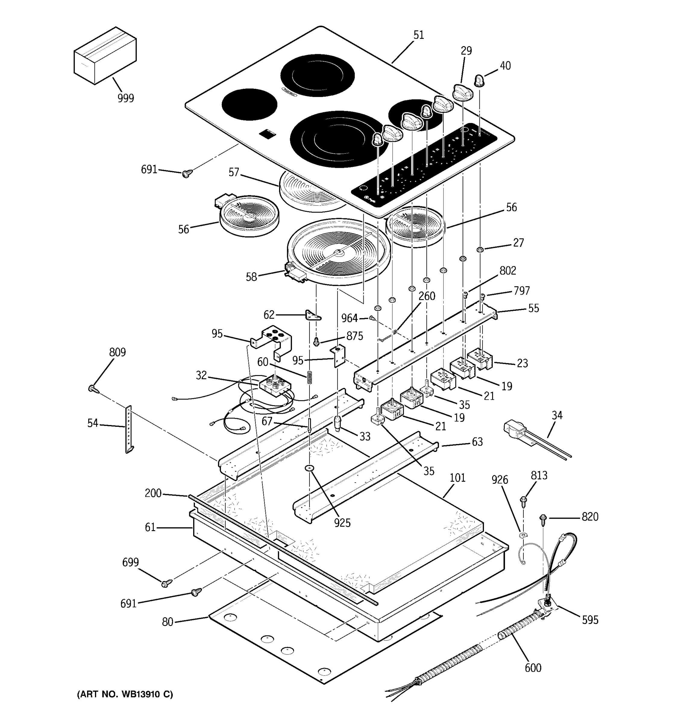 COOKTOP PARTS