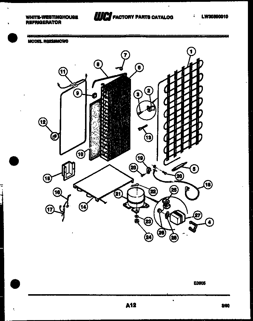 07 - SYSTEM AND AUTOMATIC DEFROST PARTS