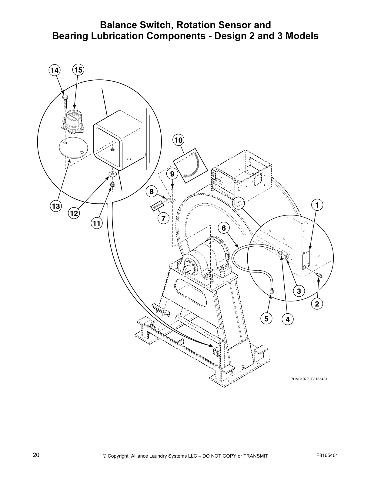 Balance Switch, Rotation Sensor and 
Bearing Lubrication Components - Design 2 and 3 Models
