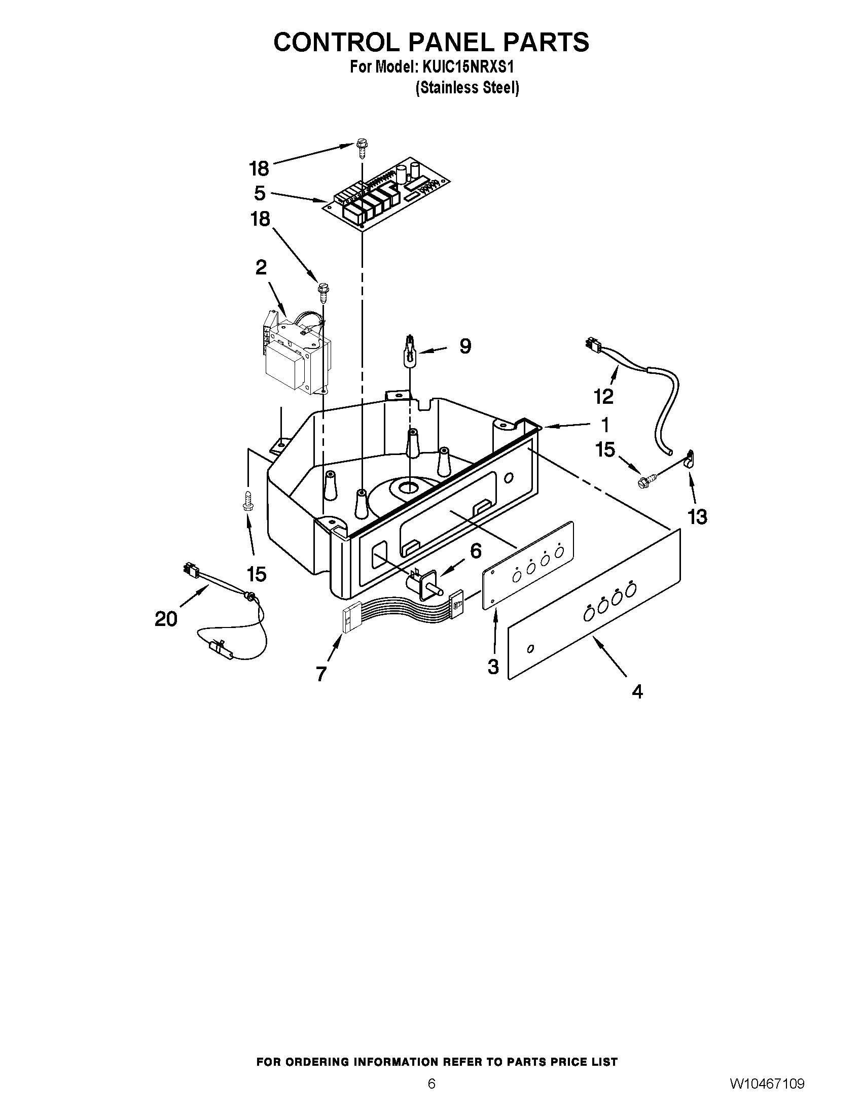 04 - CONTROL PANEL PARTS