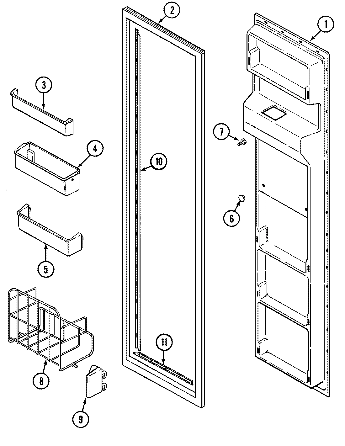 02 - FREEZER INNER DOOR