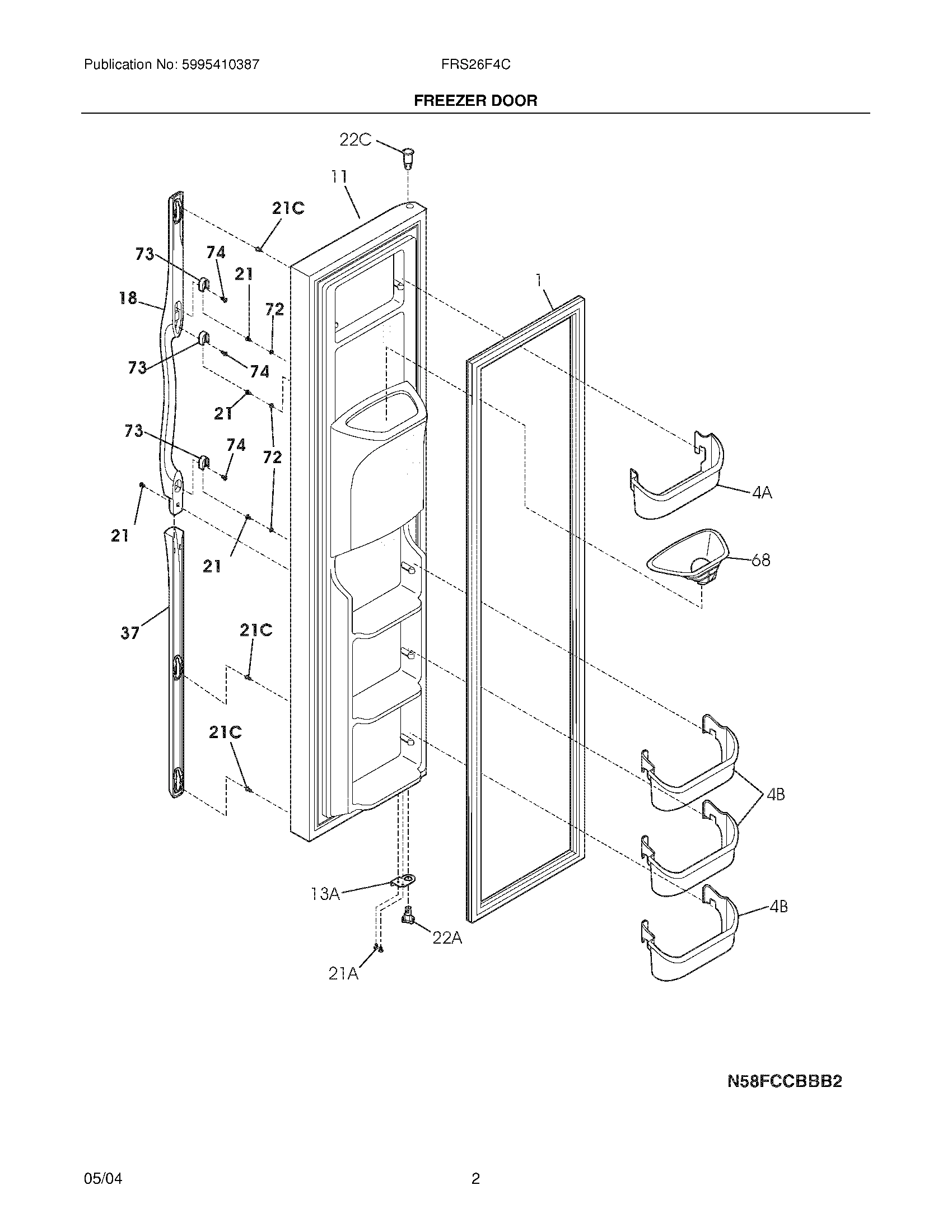 03 - FREEZER DOOR
