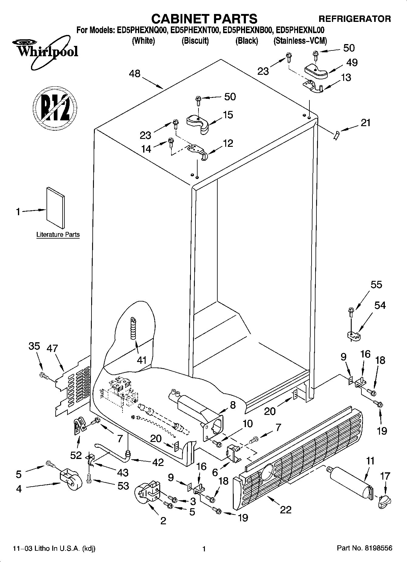 01 - CABINET PARTS