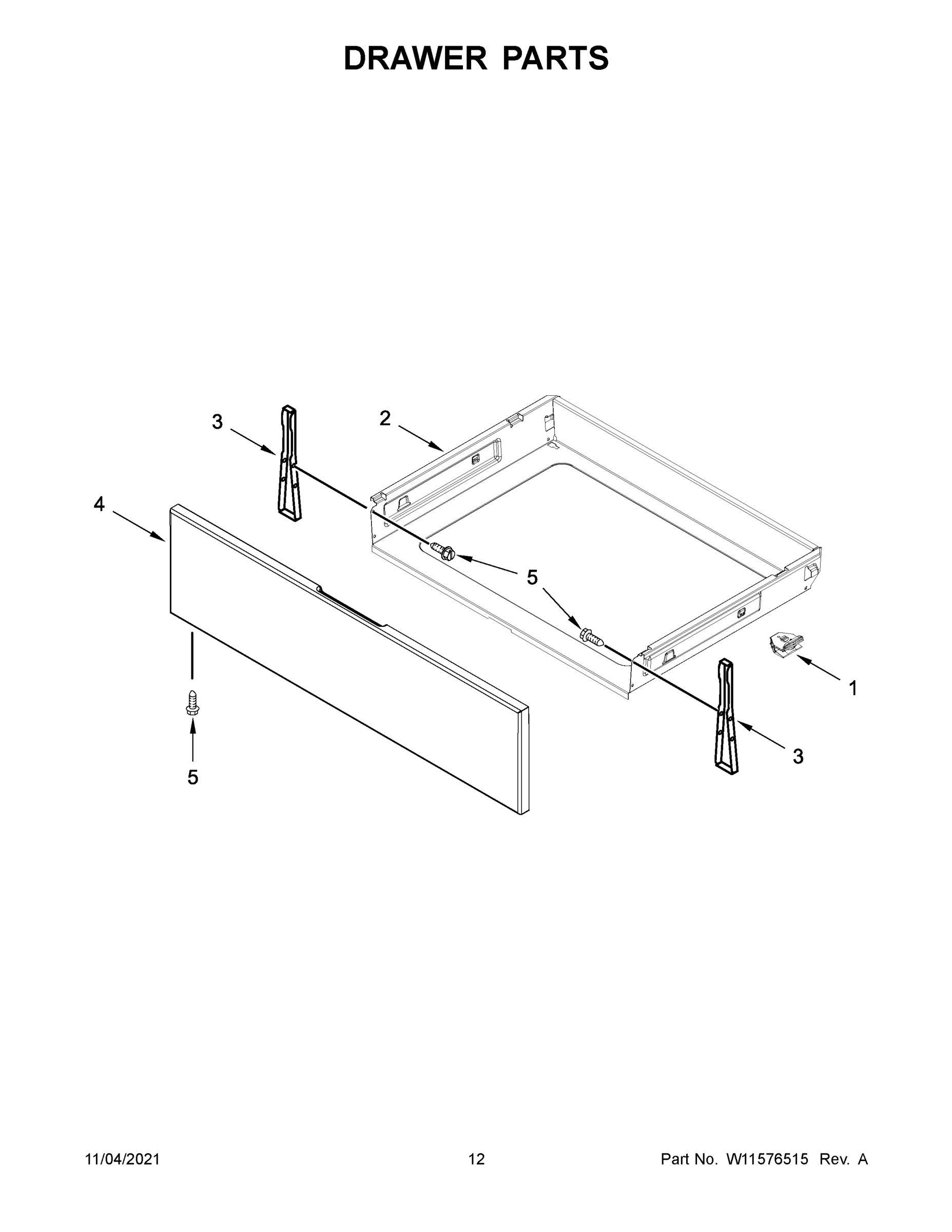 07 - DRAWER PARTS