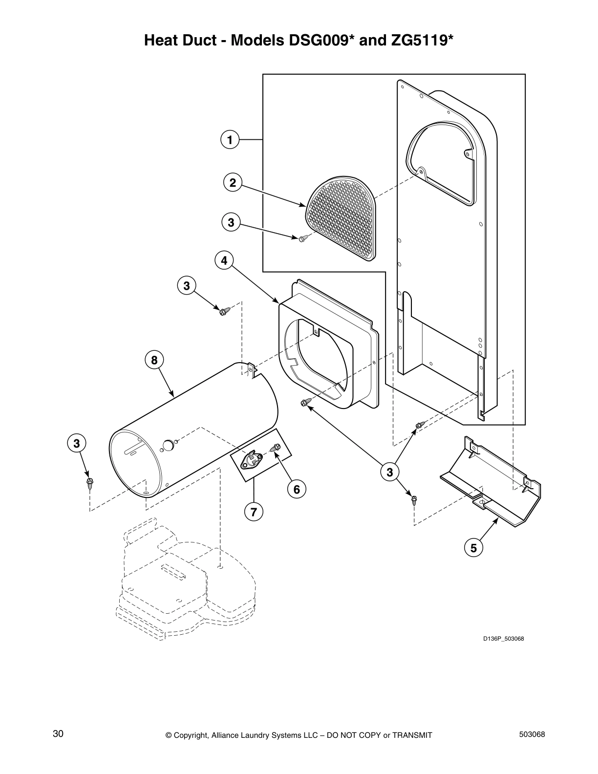 Heat Duct - Models DSG009* and ZG5119*
