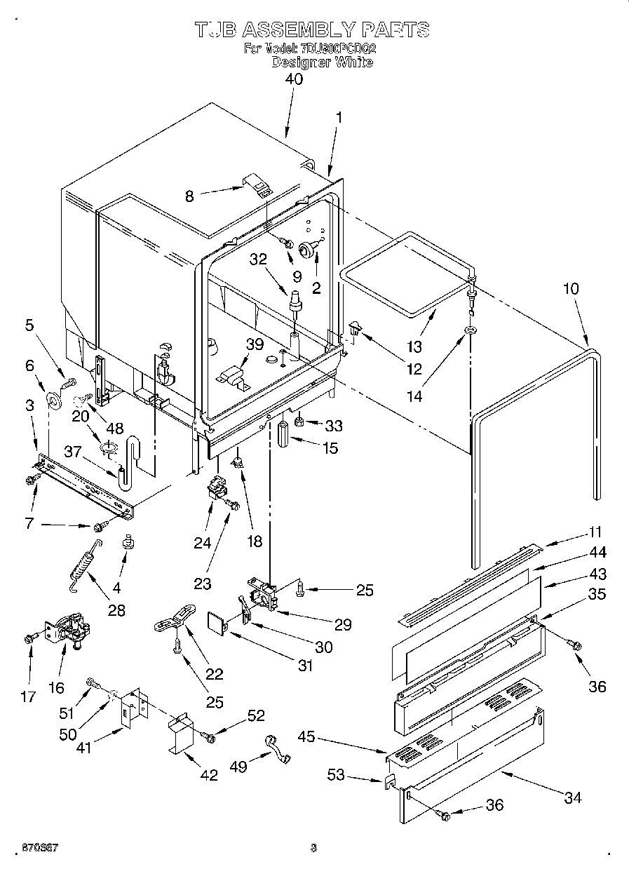 03 - TUB ASSEMBLY