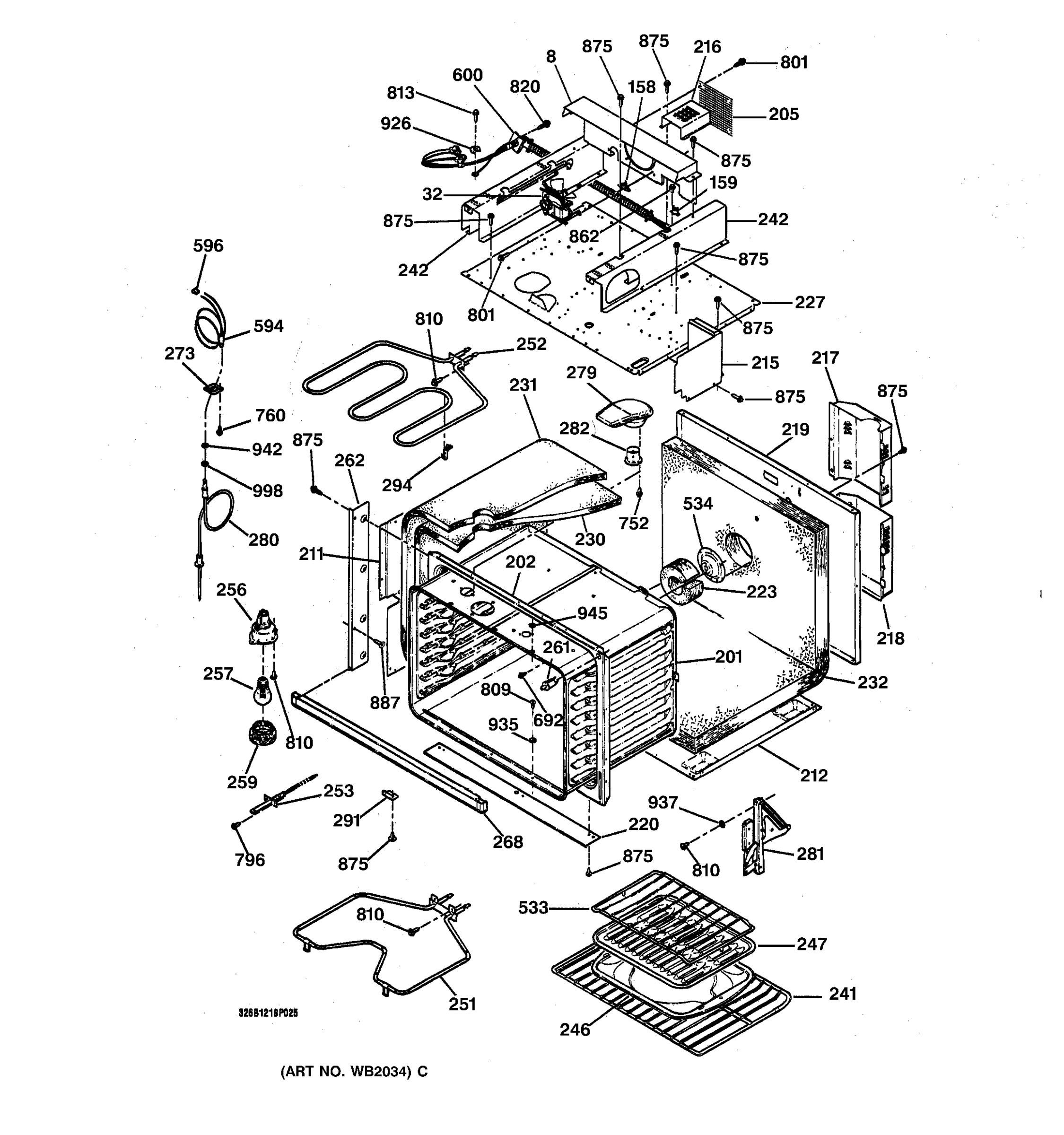 BODY WITH MICROWAVE SUPPORT