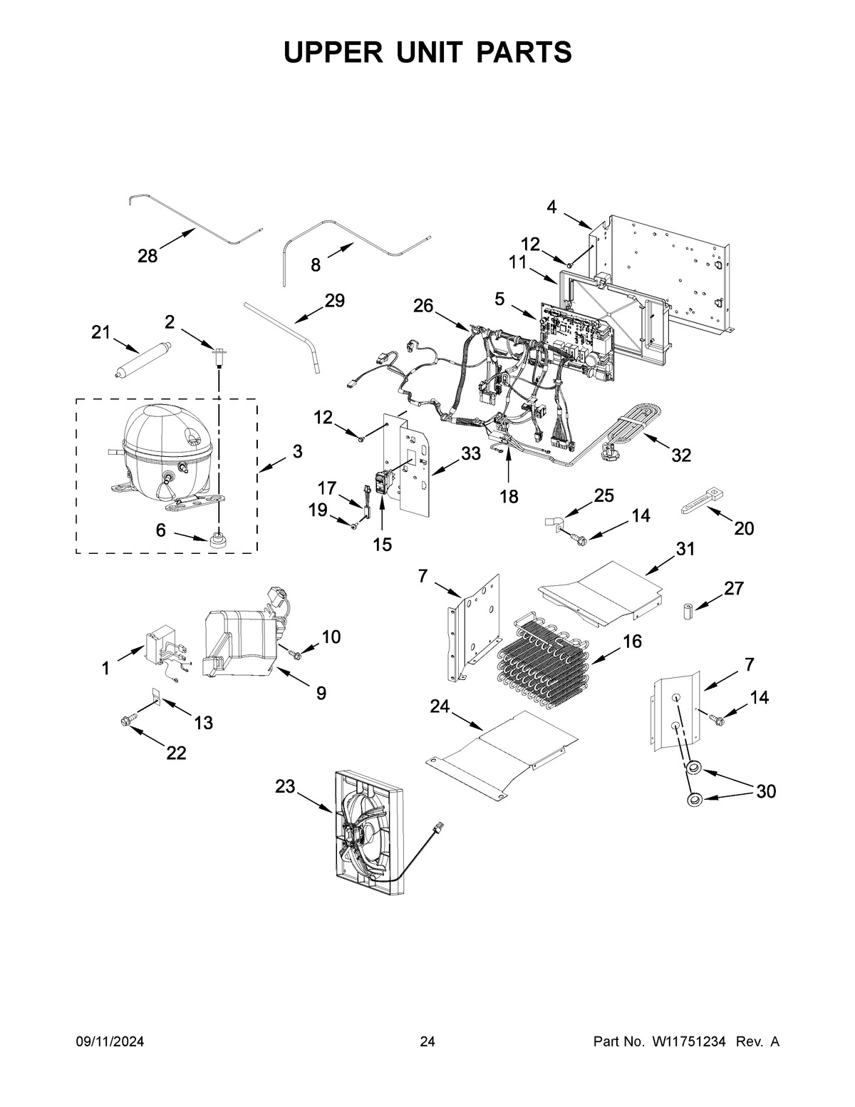 13 - UPPER UNIT PARTS