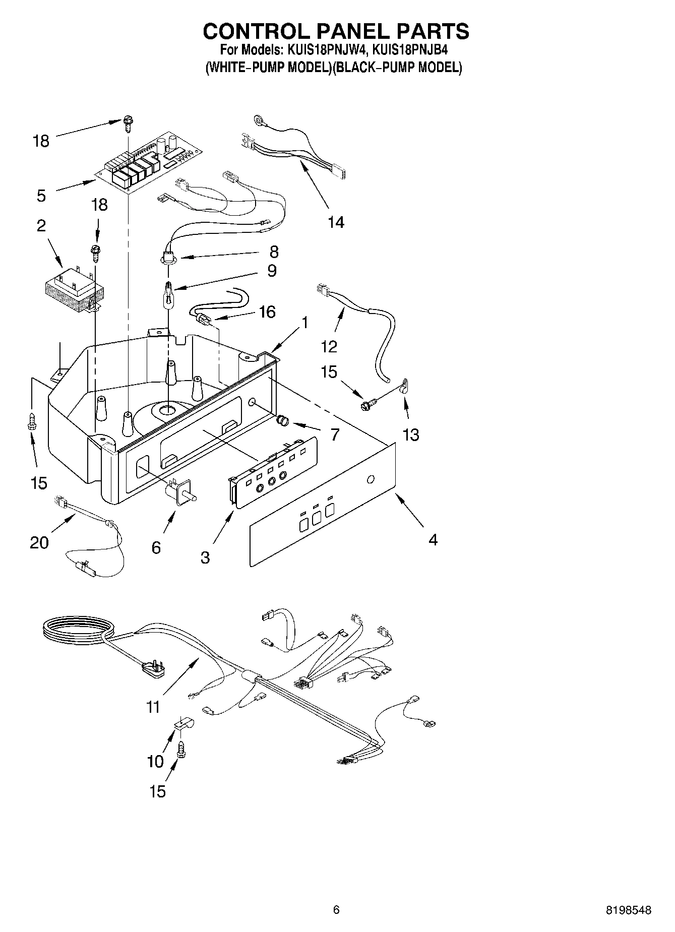 04 - CONTROL PANEL PARTS