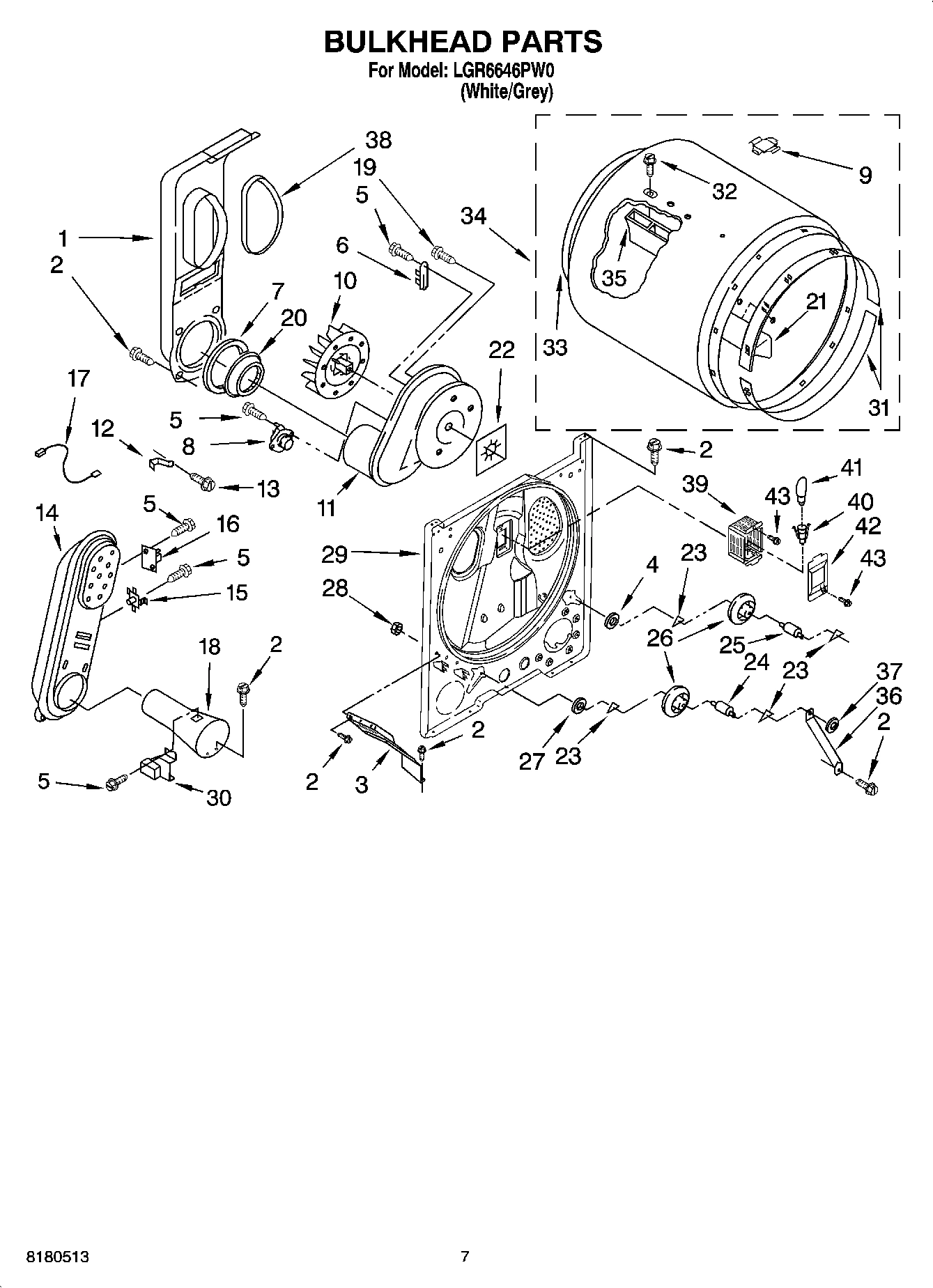 04 - BULKHEAD PARTS, OPTIONAL PARTS (NOT INCLUDED)
