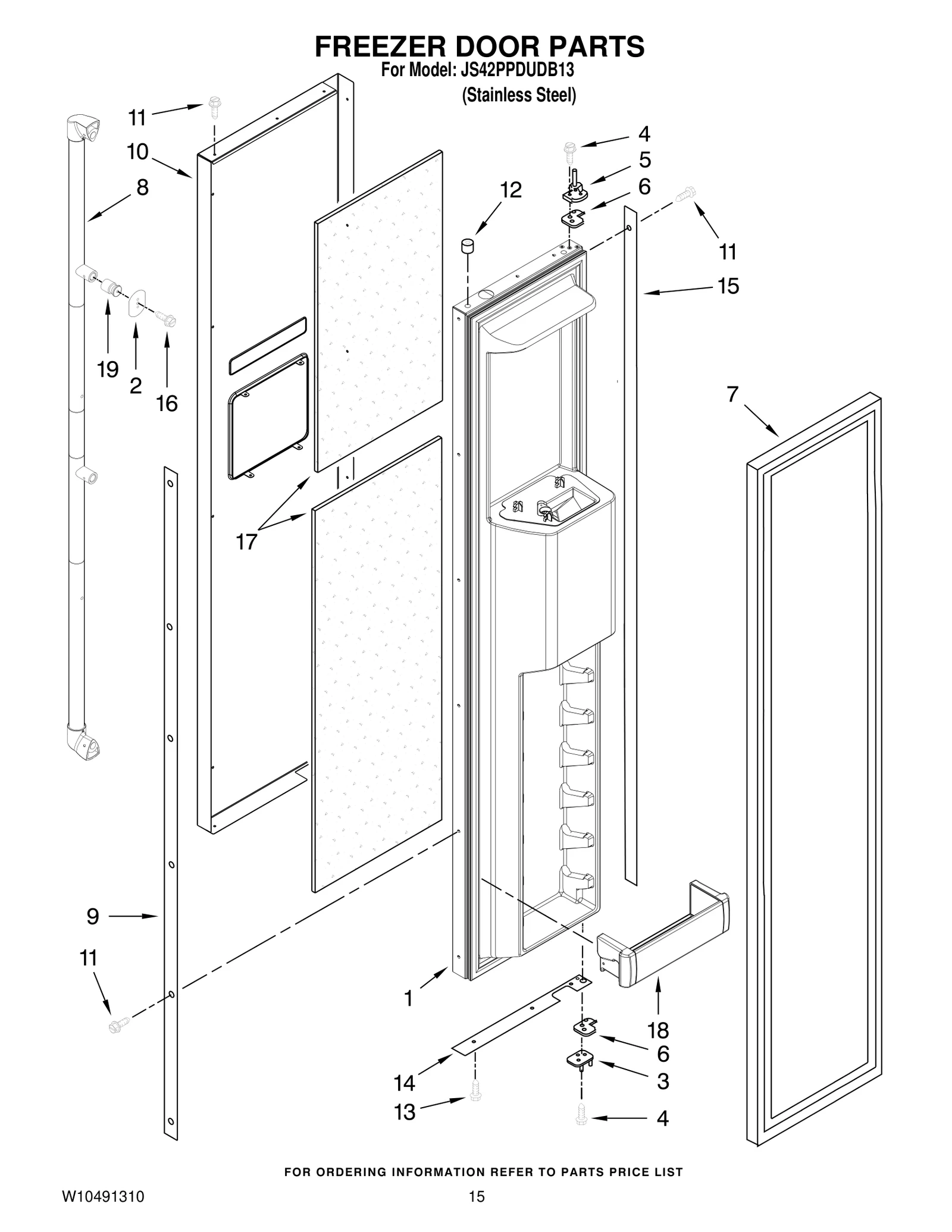FREEZER DOOR PARTS