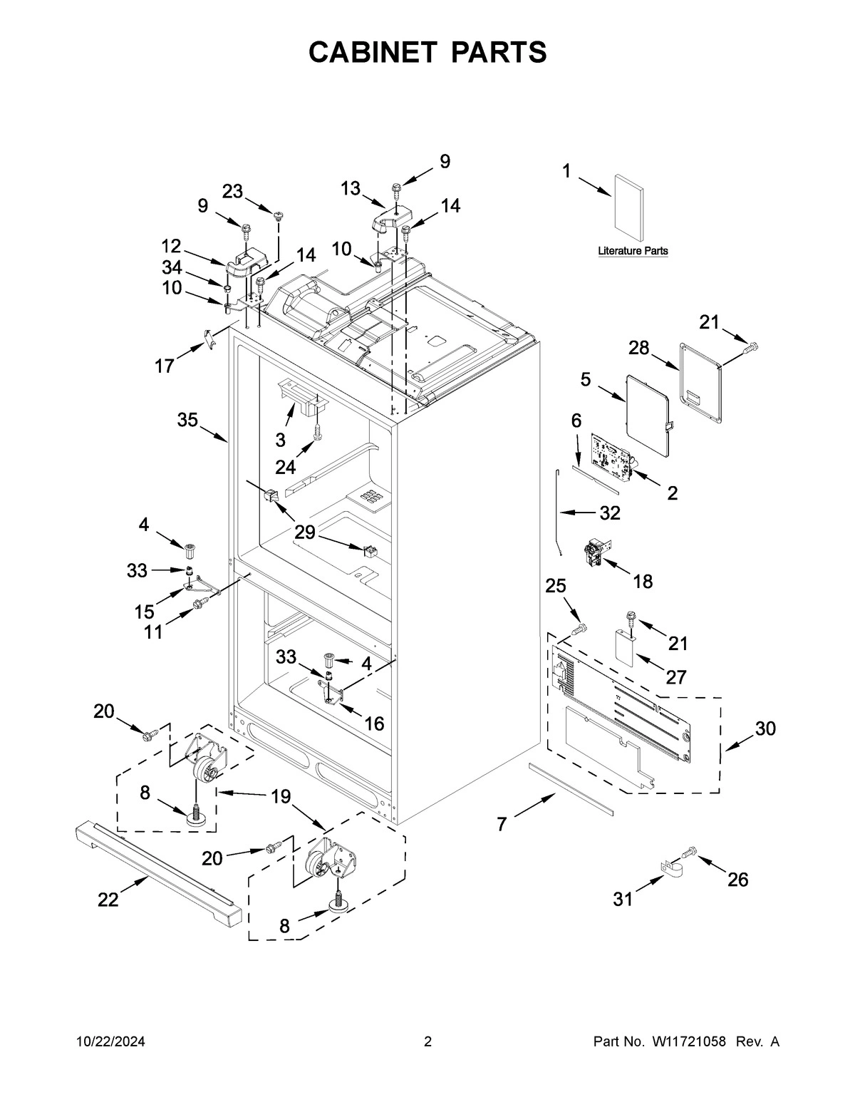 02 - CABINET PARTS