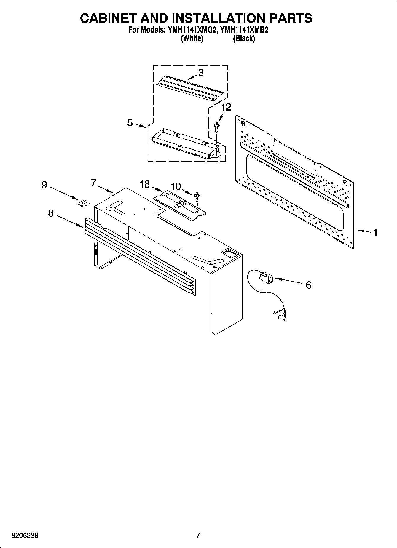 06 - CABINET AND INSTALLATION PARTS