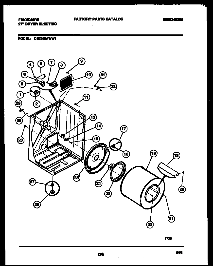 02 - CABINET AND COMPONENT PARTS