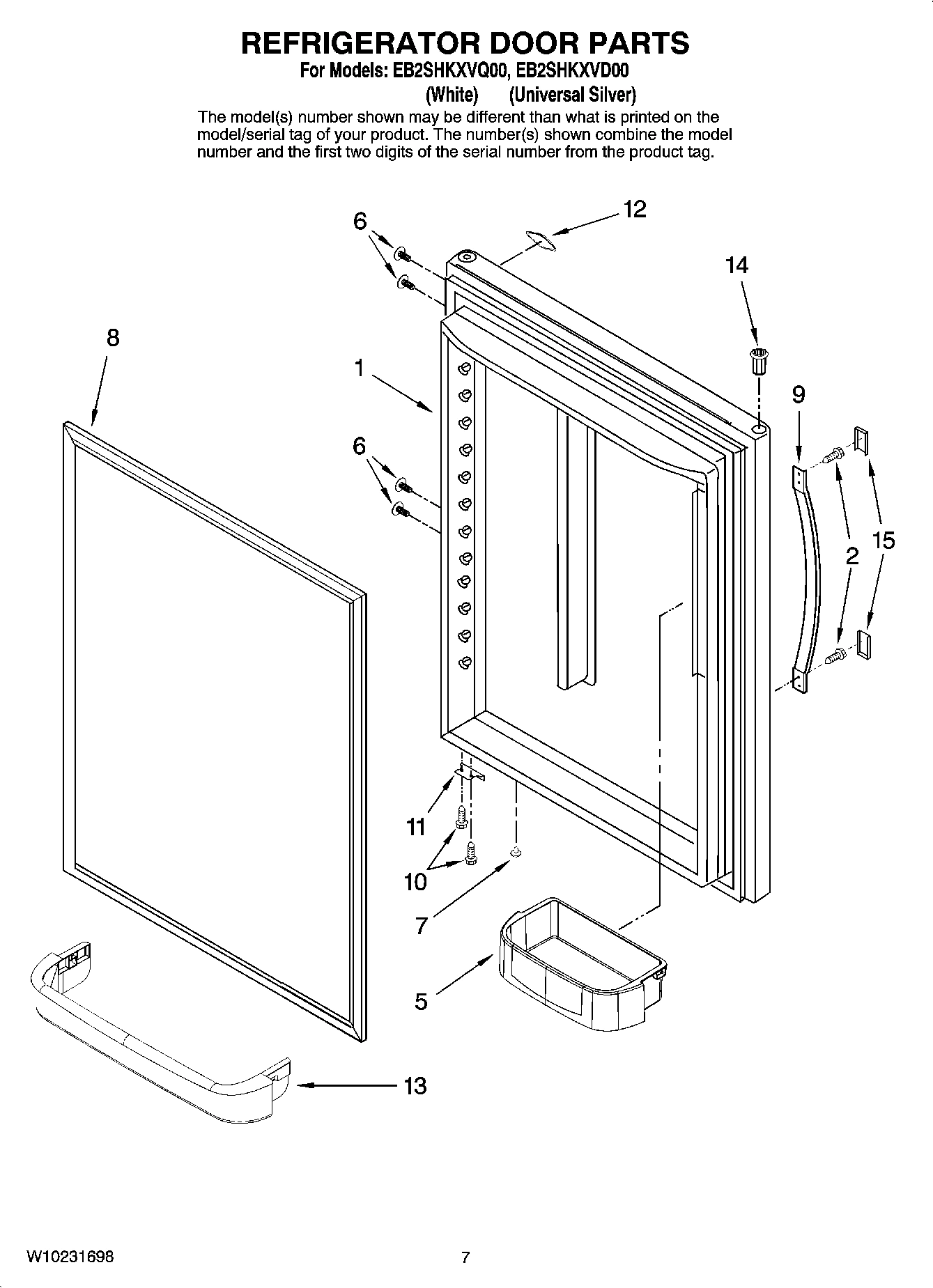 05 - REFRIGERATOR DOOR PARTS