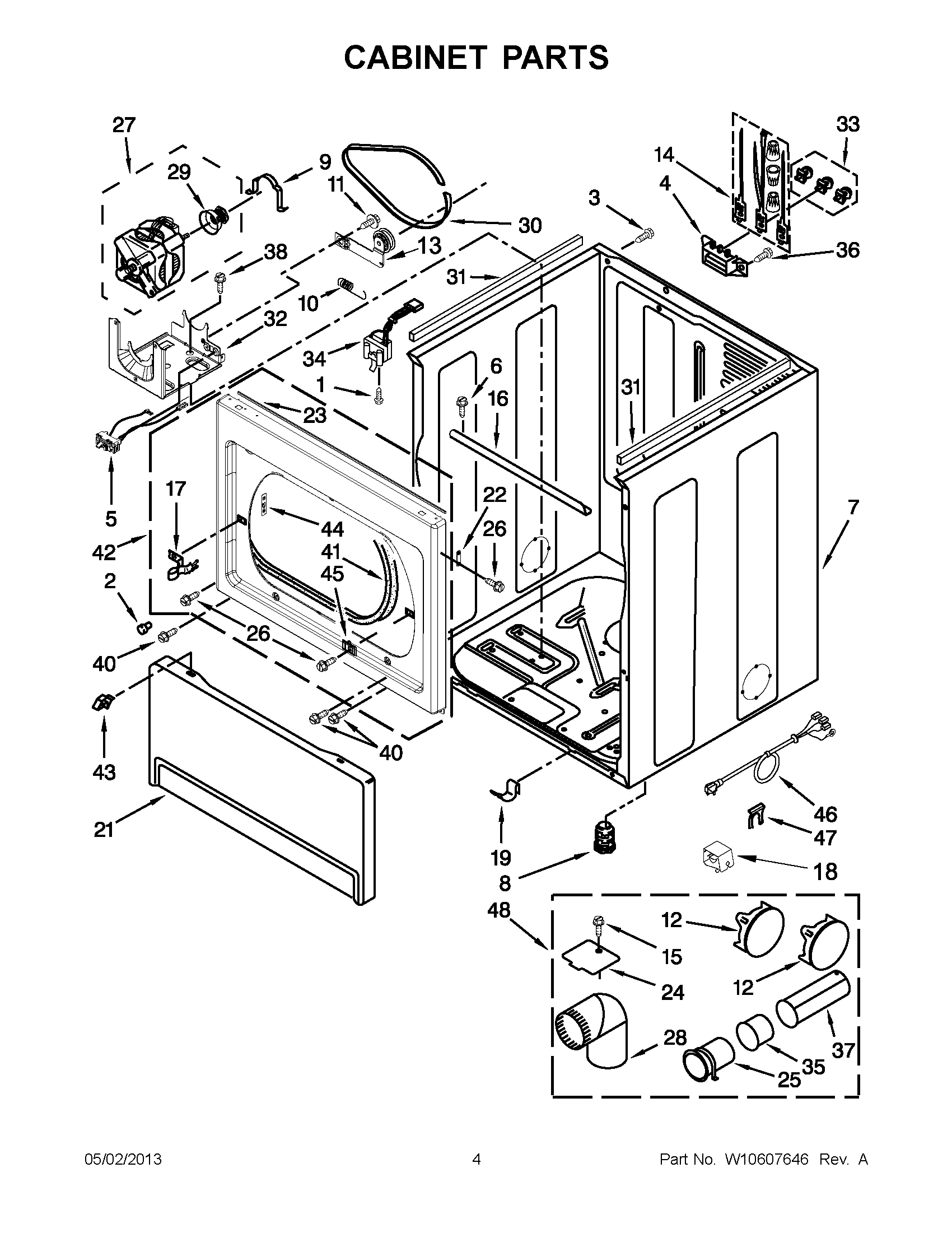 02 - CABINET PARTS