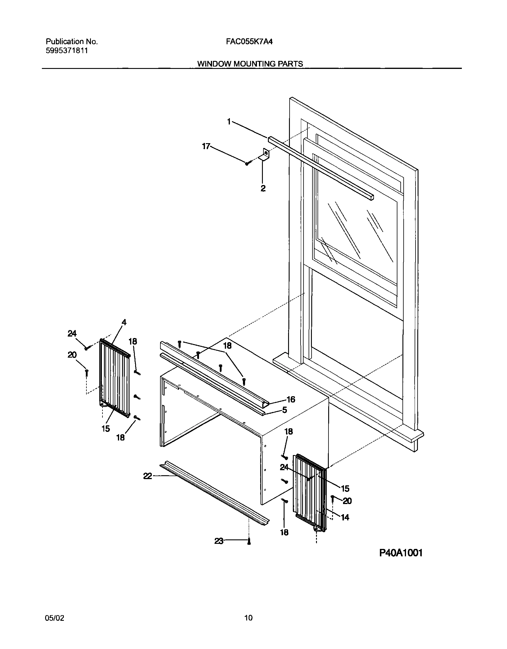 11 - WINDOW MOUNTING PARTS
