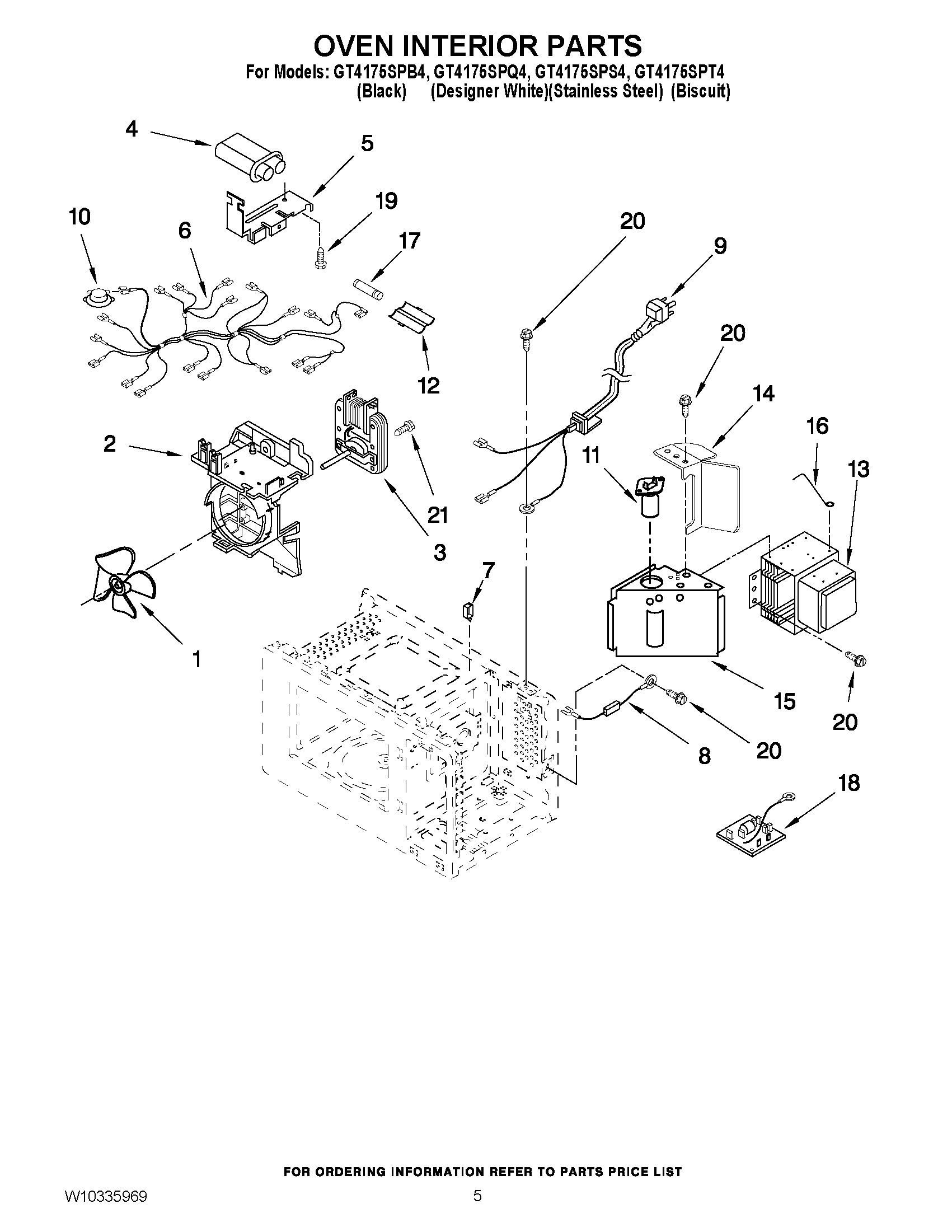 05 - OVEN INTERIOR PARTS