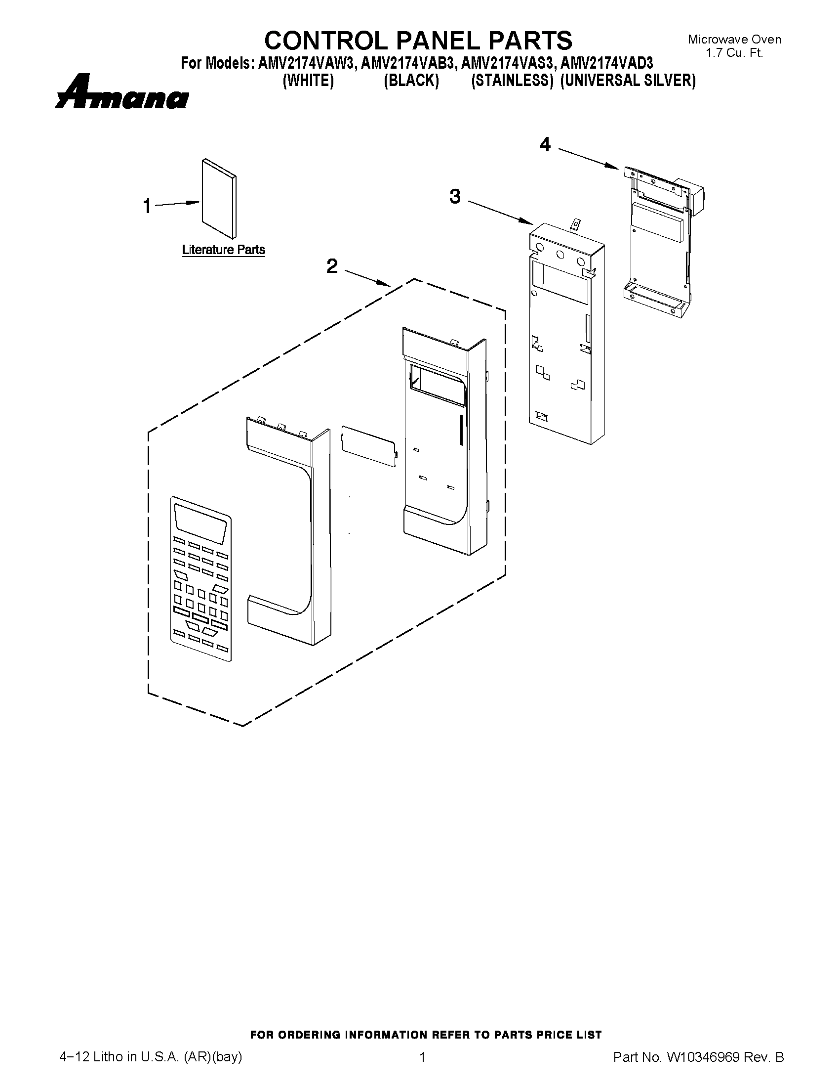 01 - CONTROL PANEL PARTS