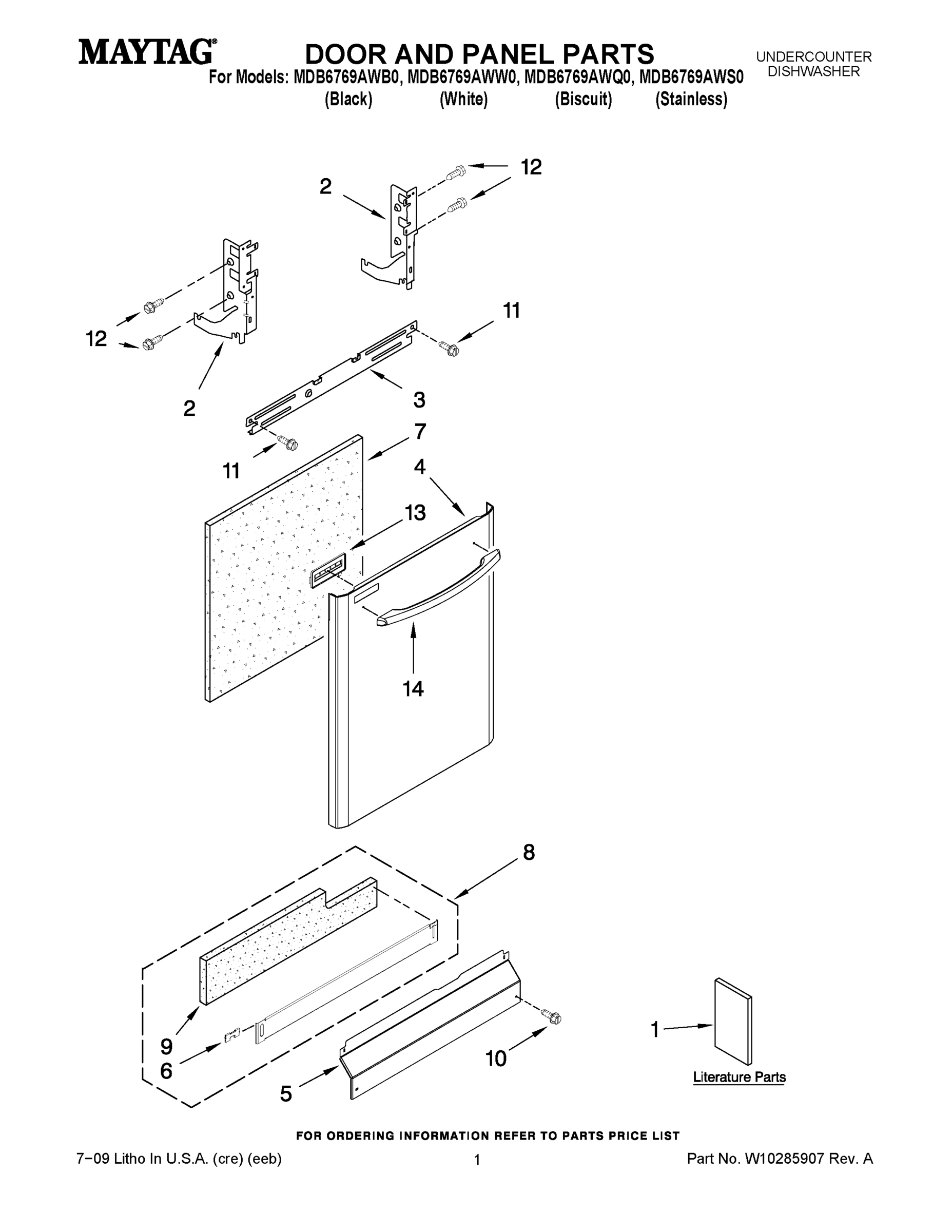01 - DOOR AND PANEL PARTS