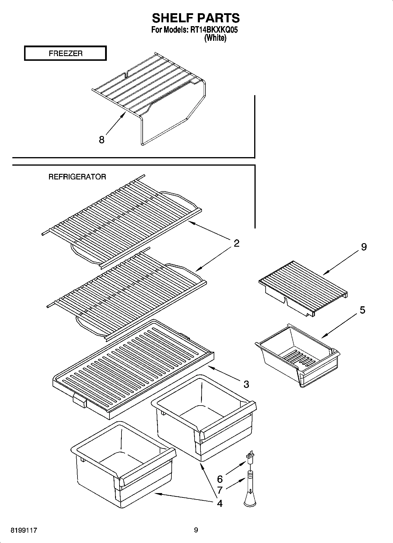 05 - SHELF PARTS, OPTIONAL PARTS