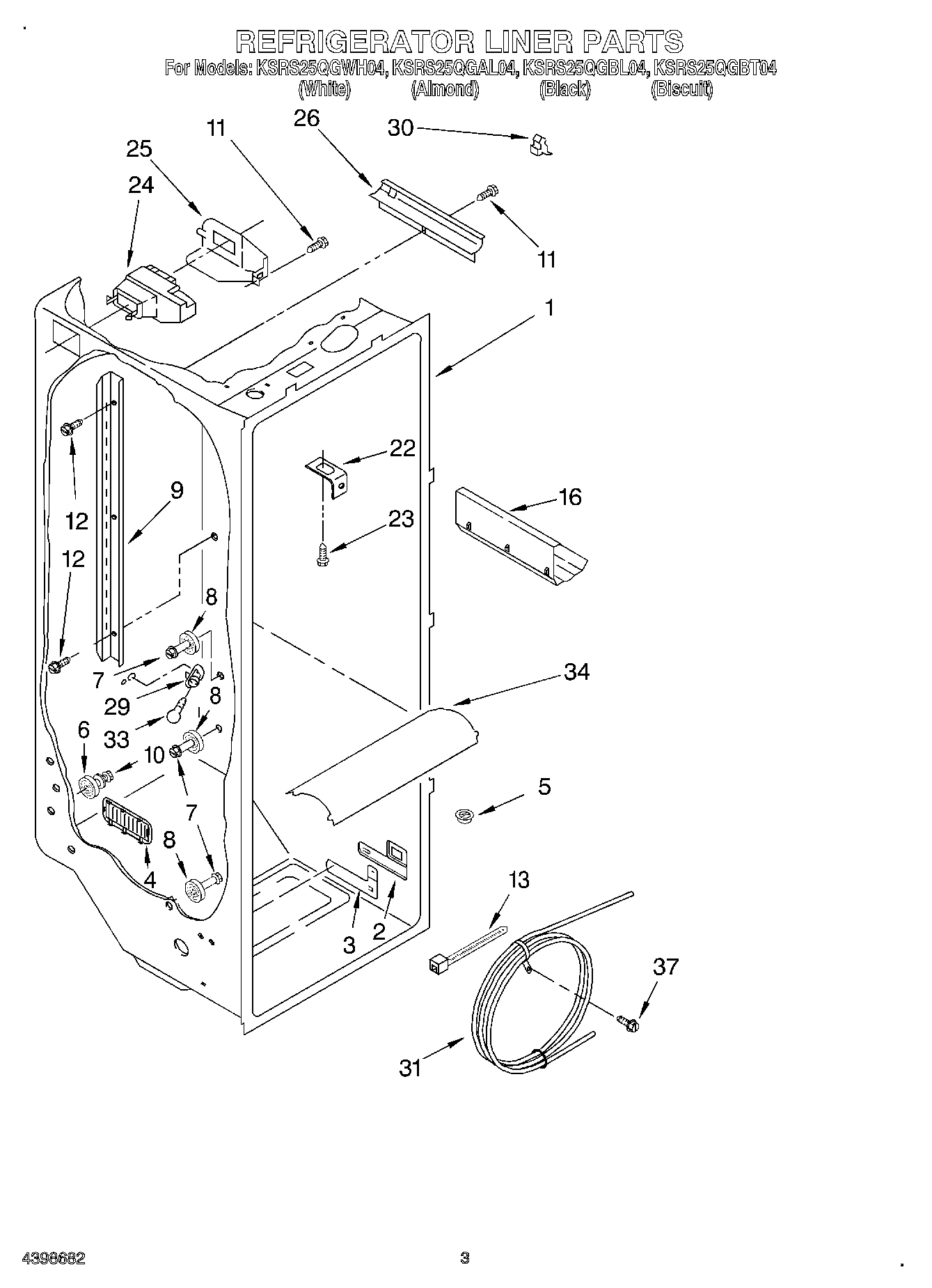 02 - REFRIGERATOR LINER