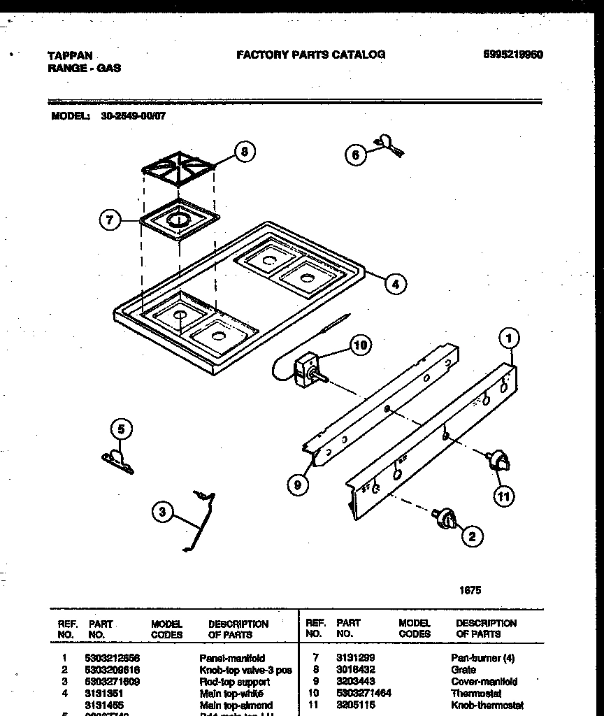 03 - COOKTOP PARTS