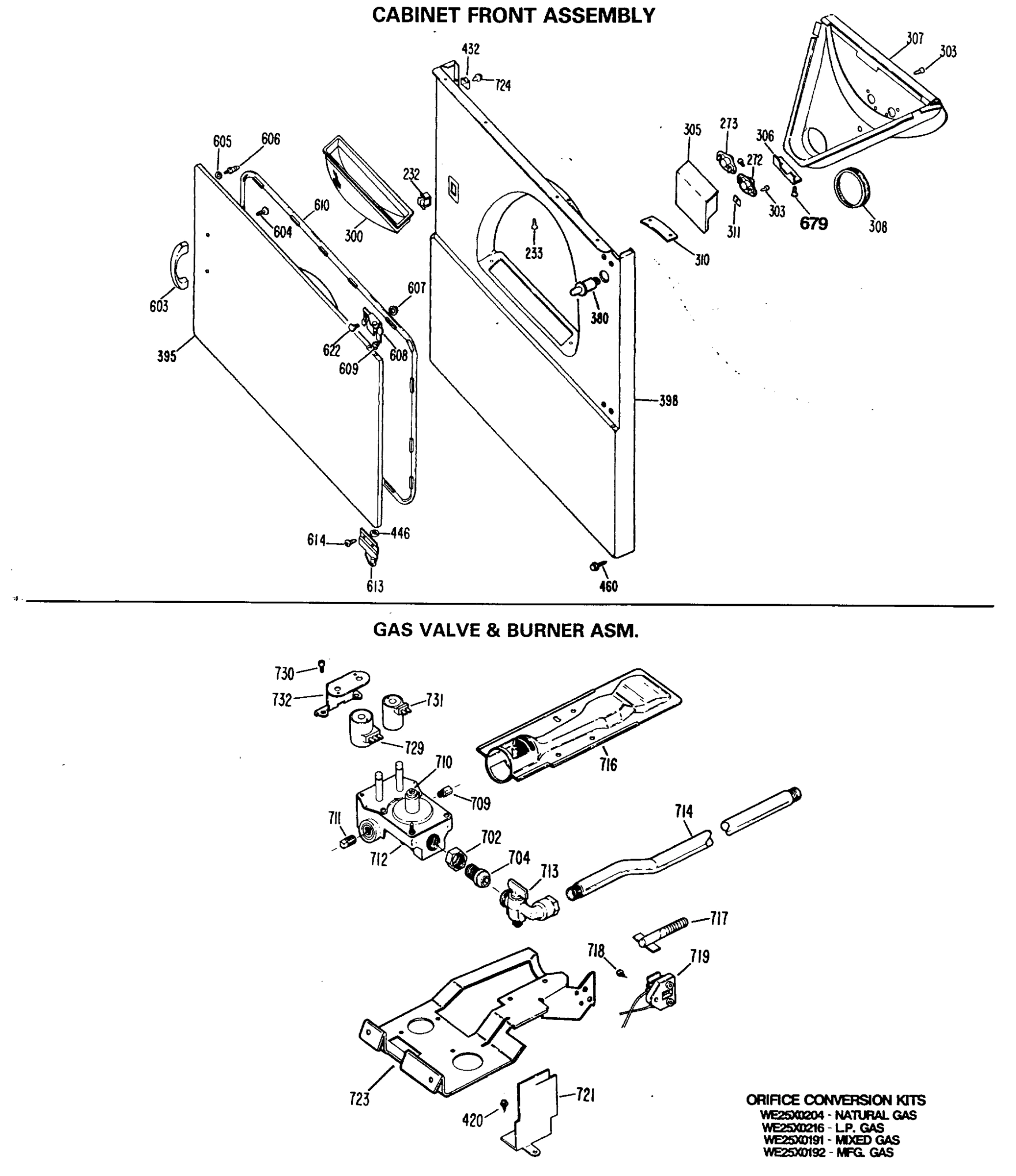 CABINET FRONT ASSEMBLY